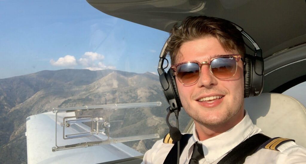 Former pupil turned pilot