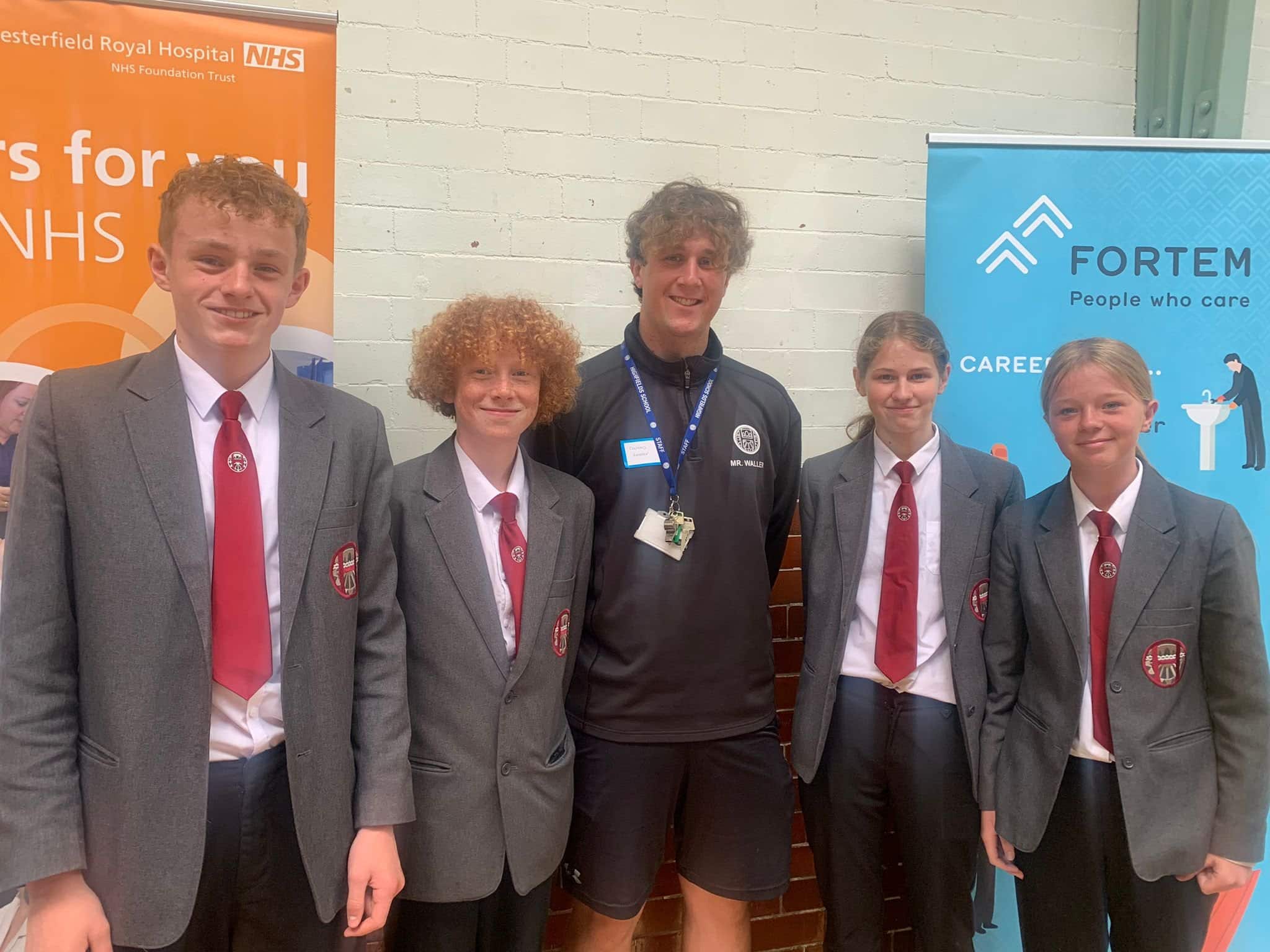 Derbyshire pupils help out as Careers Hub celebrates achievements of