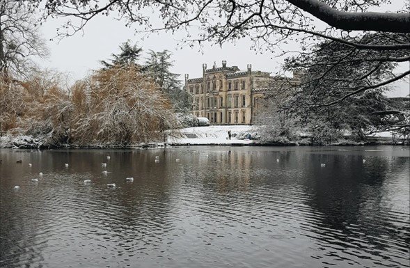 winter wonderland in Derby