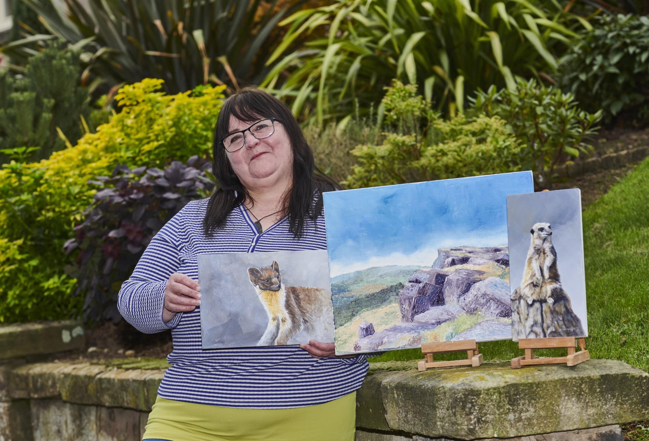 Lubrizol artist Linda Hartshorn sells masterpieces in online auction