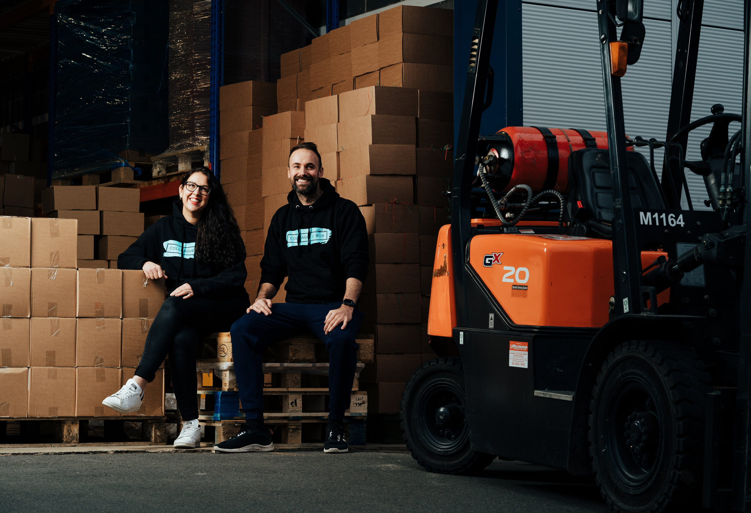 Colleague Box founders Natalie and Adam Bamford have signed up to Too Good To Go food waste app