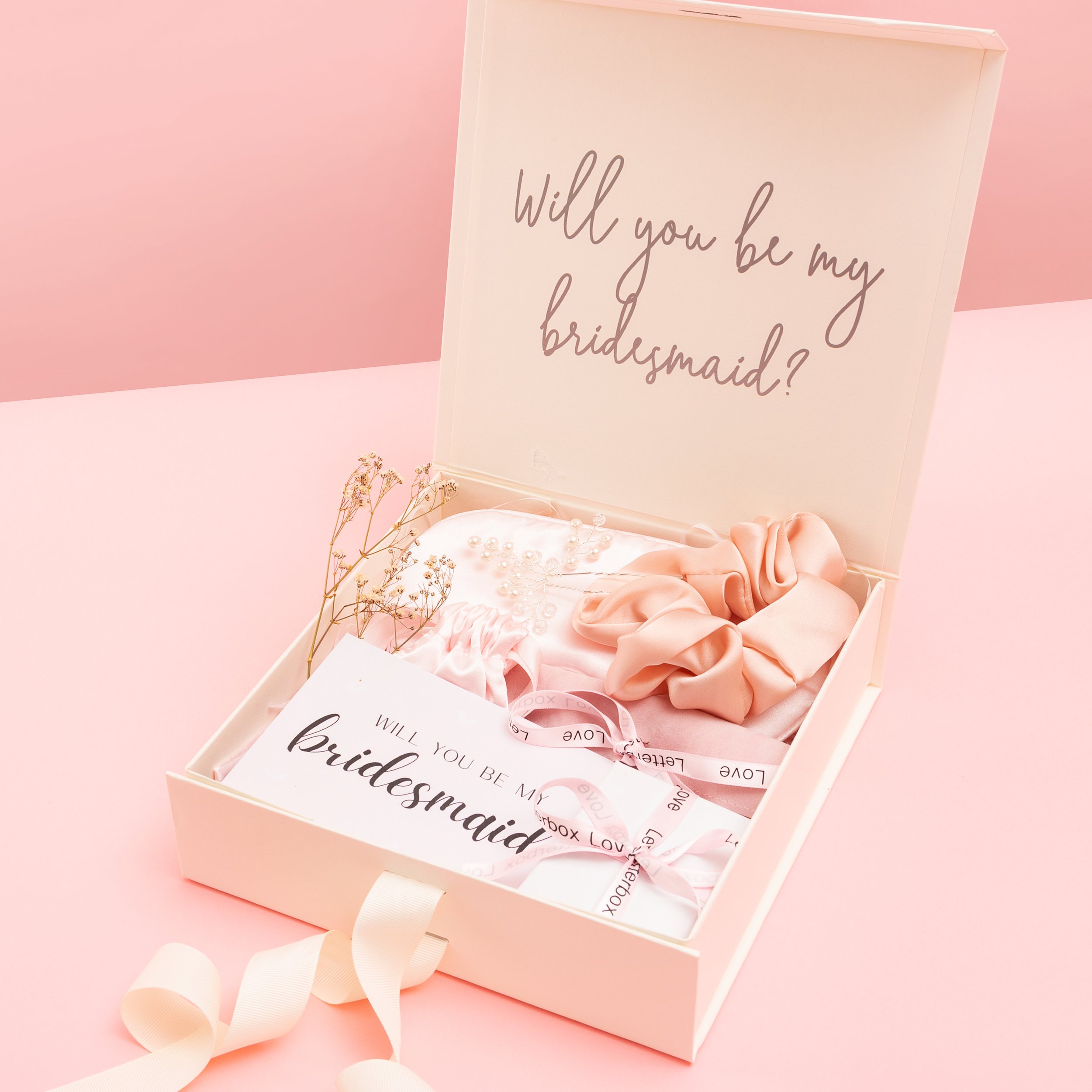 Letterbox Love have a wide range of gifts including this beautiful bridesmaid proposal box.