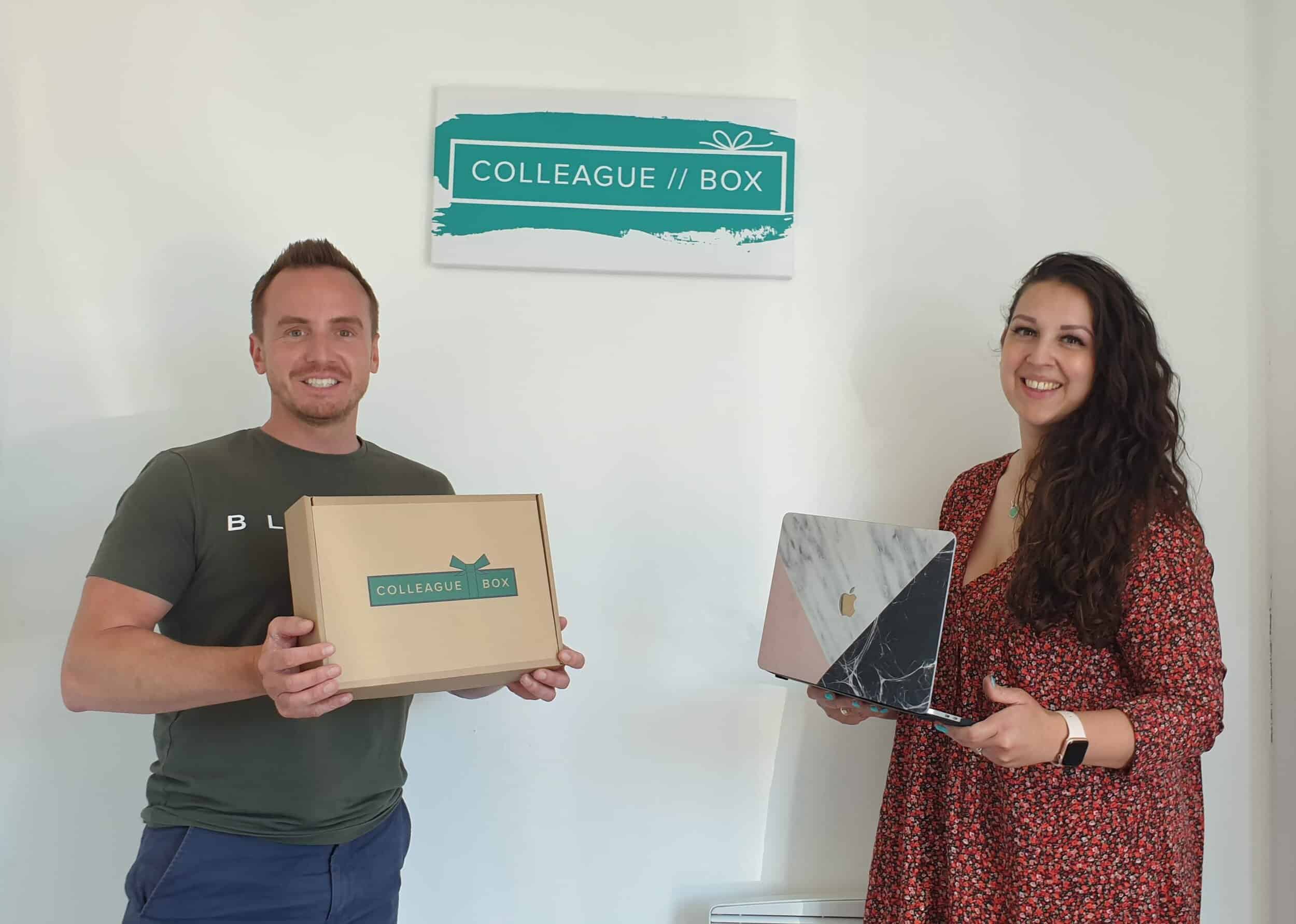 Jonny McPhee, managing director of Invictus Group, with Natalie Bamford, Jonny’s cousin and founder of Derby firm Colleague Box, which invited Invictus to install the telephones, Wifi, cabling and electricity supply at its new unit in Northedge Business Park in Mansfield Road, Derby.