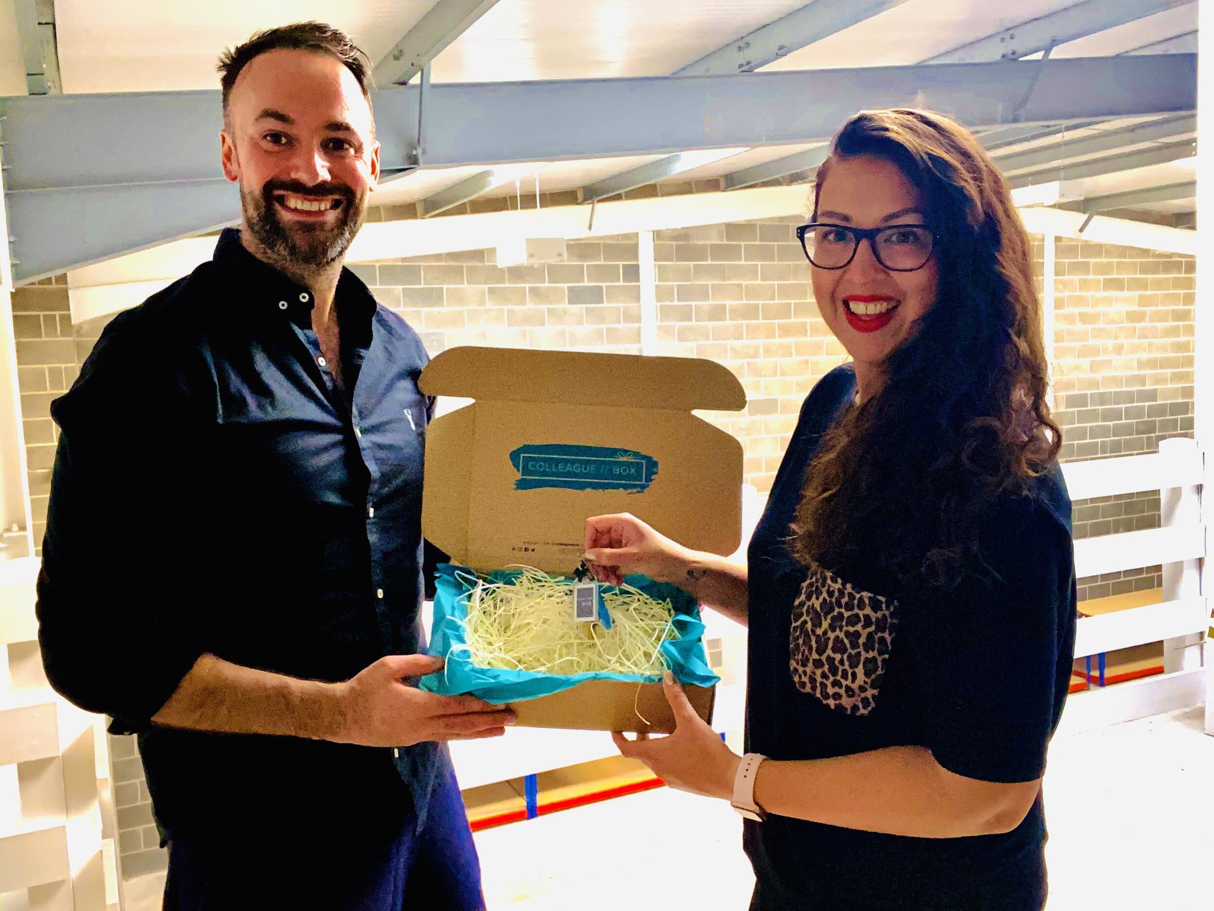 Adam and Natalie Bamford have opened their first commercial premises for Colleague Box