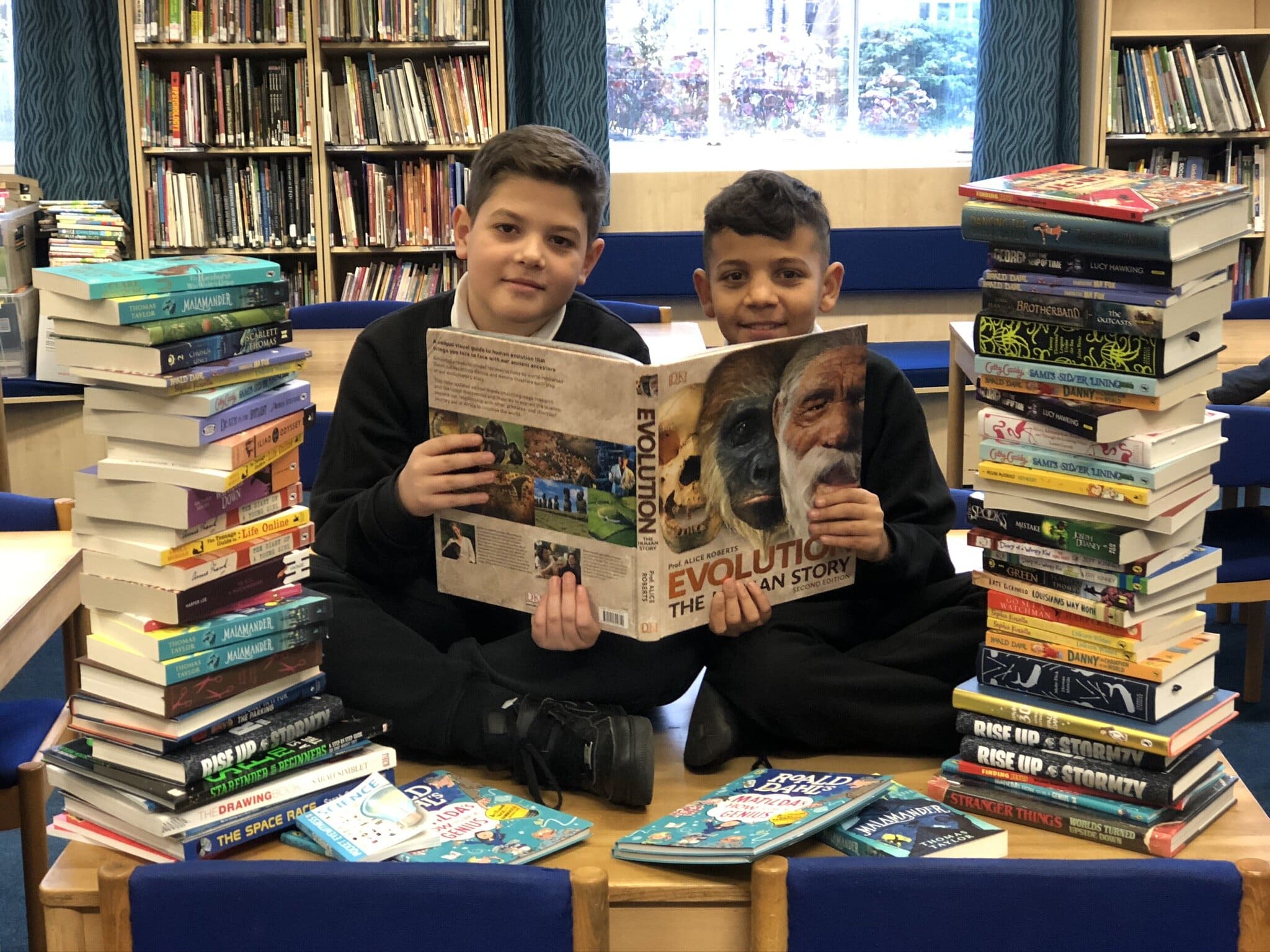 Children at The Bemrose School, in Uttoxeter New Road, Derby have been given the selection of non-fiction and novels by Penguin Random House to encourage the youngsters to develop a love of reading.