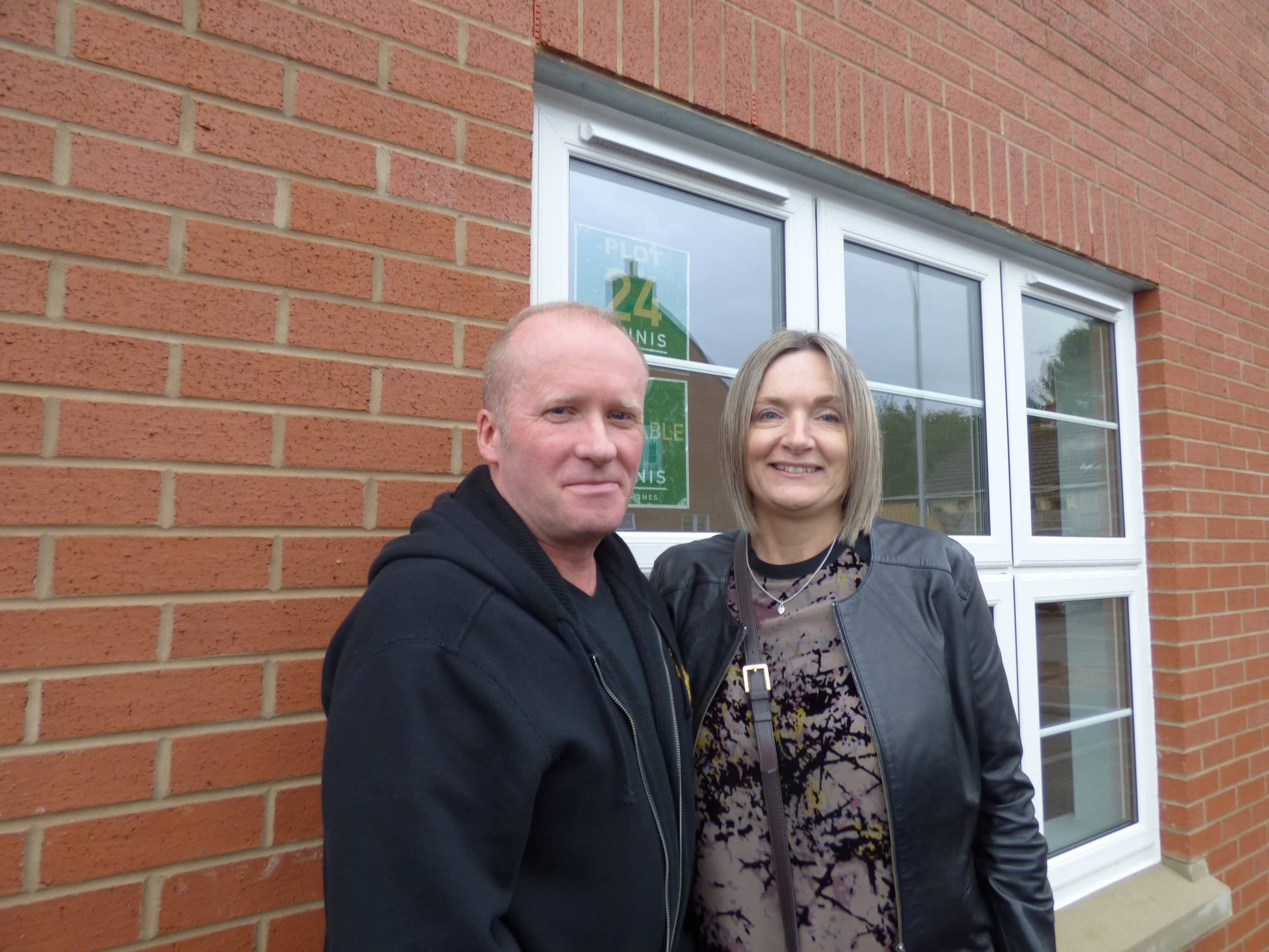 Chris Ball & Julie Frampton who reserved their new dream home after Saturday's Help to Buy event at Deer Park. Penguin PR: public relations, media and communications.