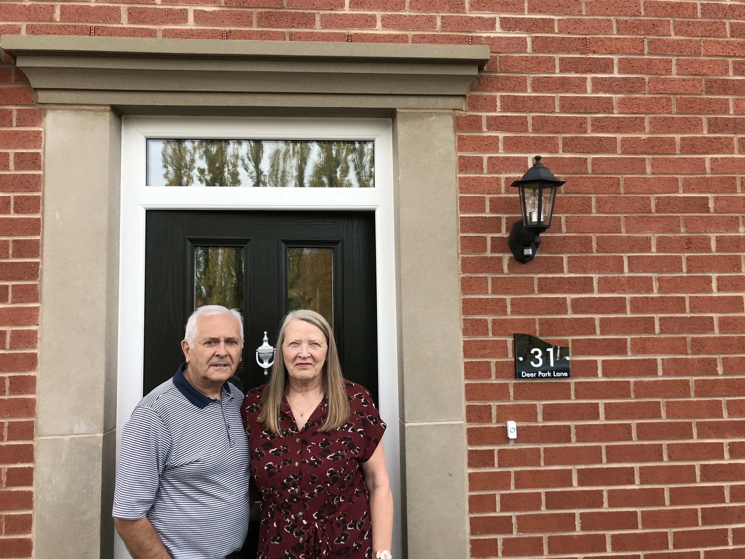 Dave and Pam Rogers are delighted with their new home at Deer Park. Penguin PR: public relations, media and communications