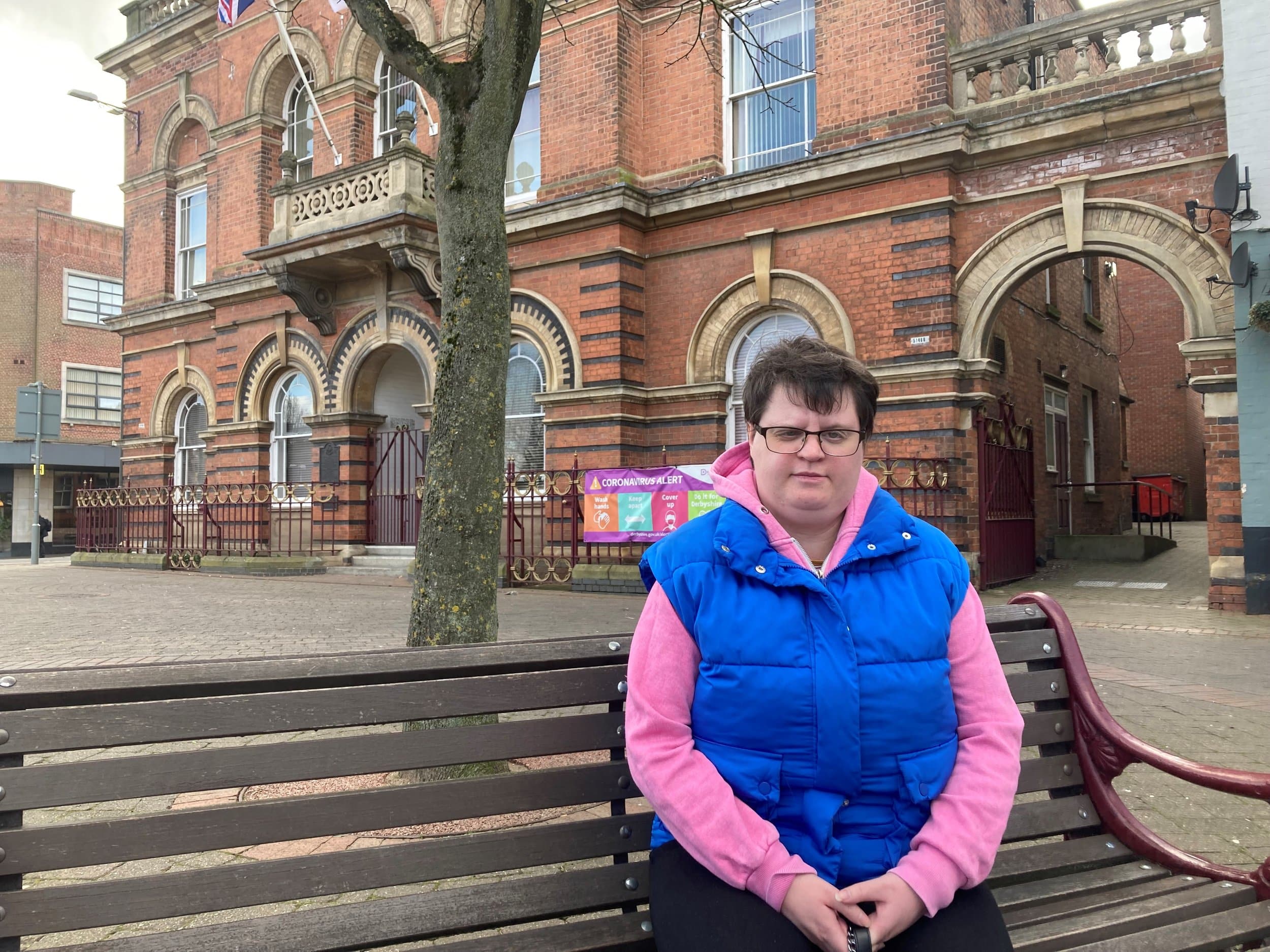 Denise Bowles pictured in Ilkeston