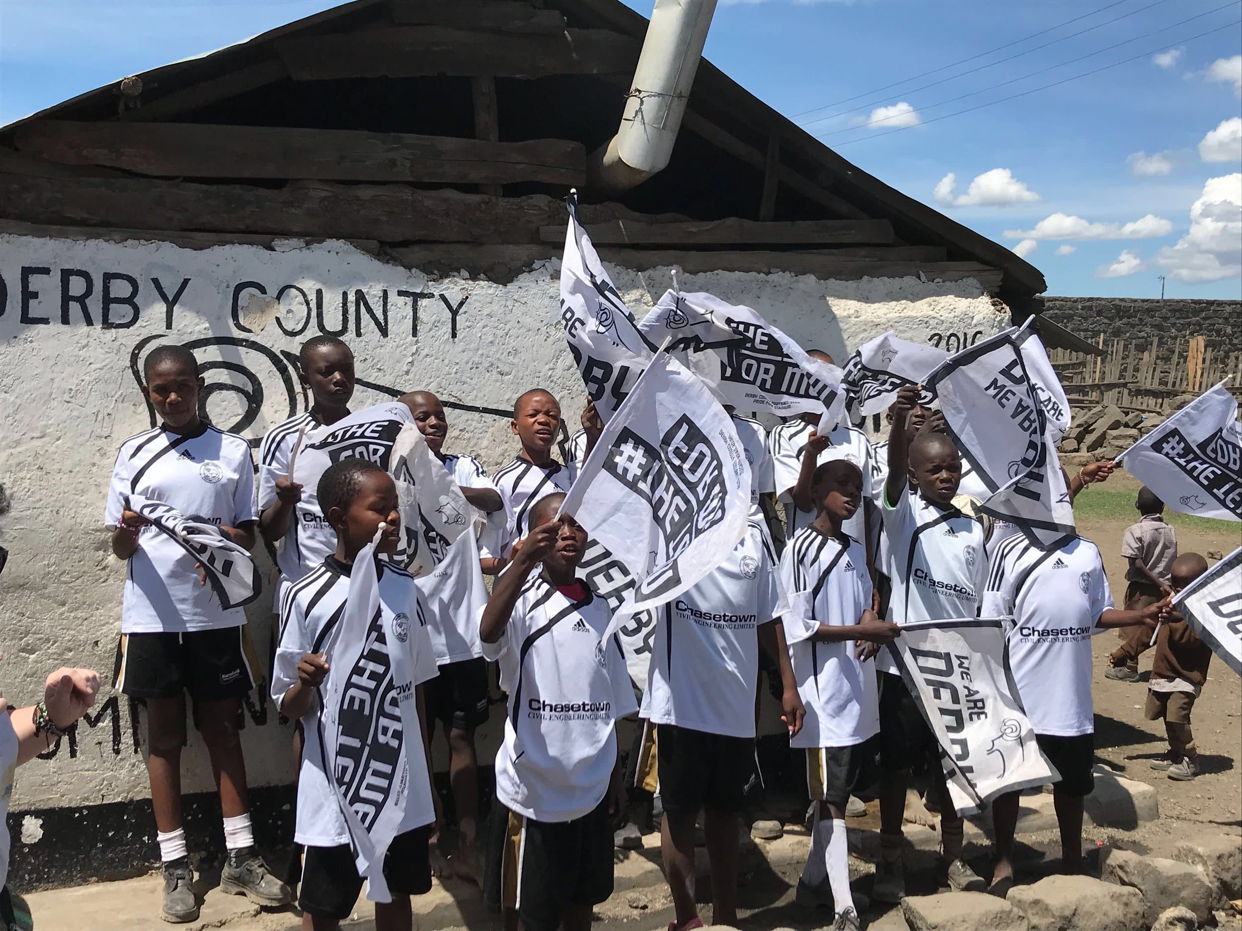 Derby County Community Trust's hugely successful Rams in Kenya project. Penguin PR: public relations, media and communications