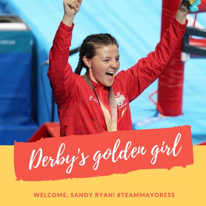 Derby boxer Sandy Ryan won gold at the 2018 Commonwealth Games no the Gold Coast in Australia. She'll be the special guest - along with brother Dave 'Rocky' Ryan and Derby County mascots Rammie and Ewie at a charity event for Tenpin Derby. Penguin P…