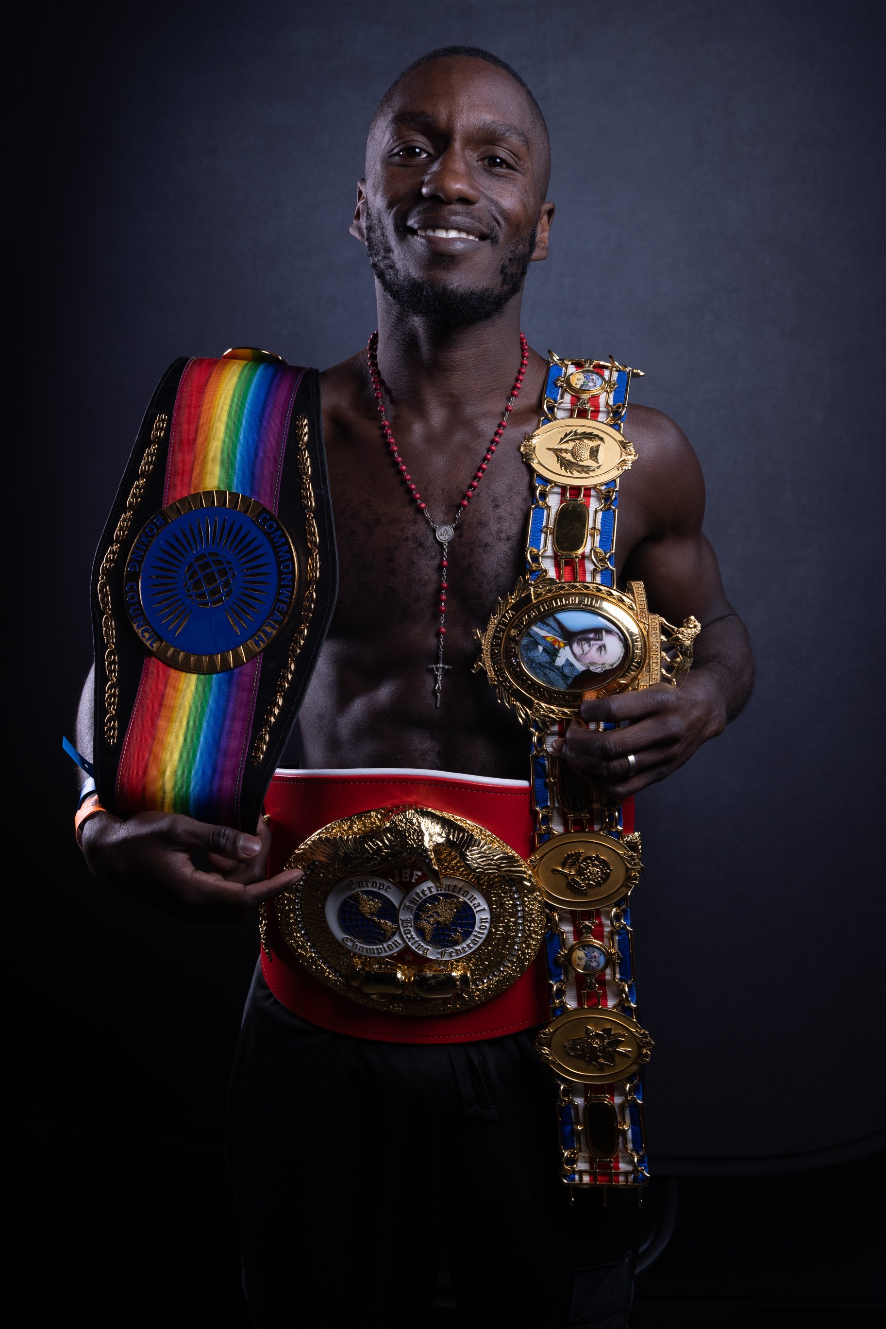 Ekow Essuman, current holder of the British, Commonwealth and IBF (International Boxing Federation) Welterweight titles