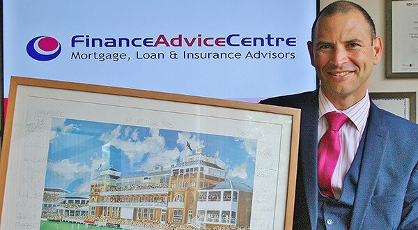 Former Derbyshire and Northamptonshire cricketer Matt Cassar, who is now managing director of Derby's fast-growing Finance Advice Group.