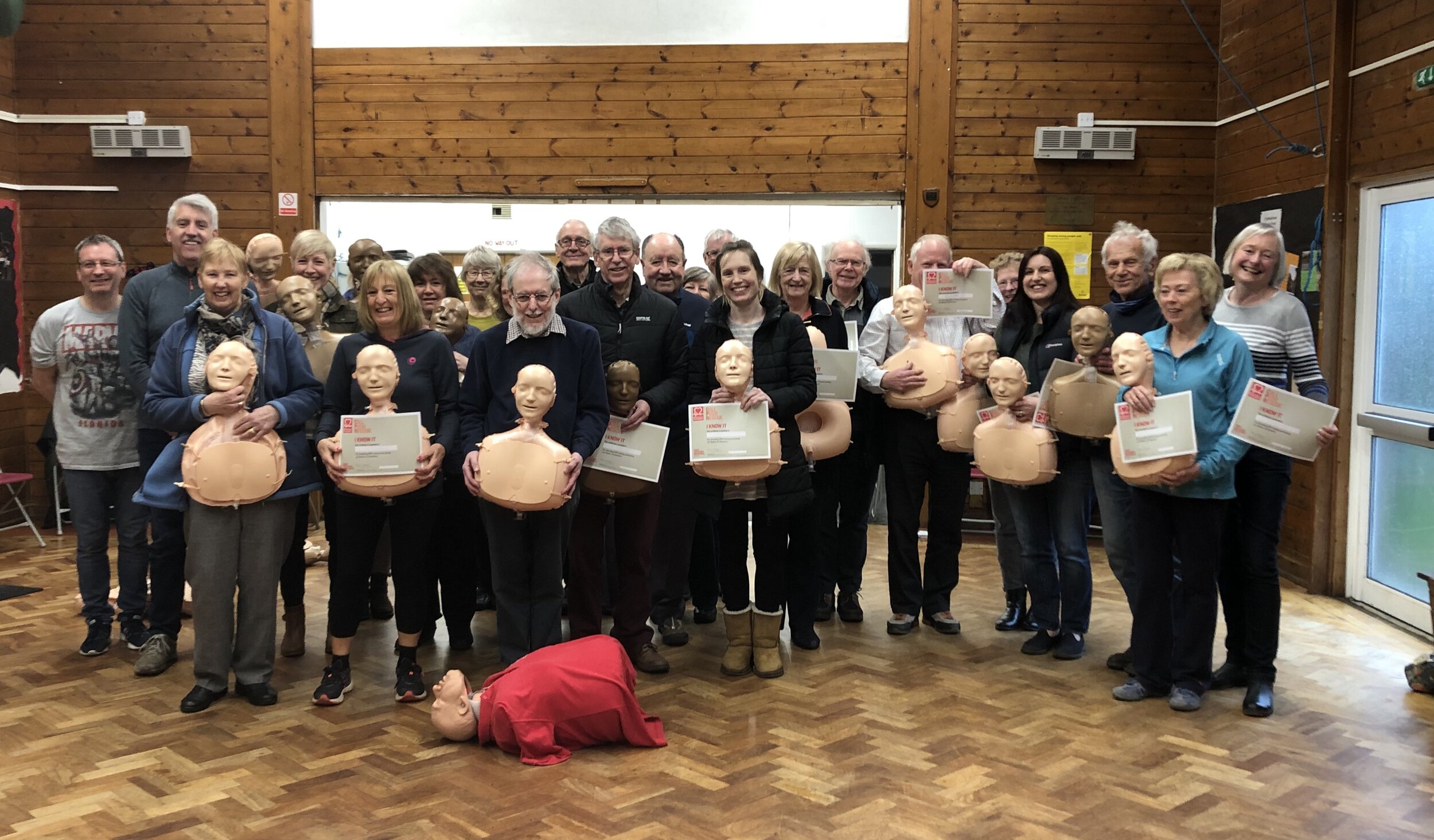 Four members of staff from Lubrizol helped train villagers in Duffield in potentially life-saving techniques, including how to perform hands only CPR (cardiopulmonary resuscitation) - skills that could be the difference between life and death in a c…