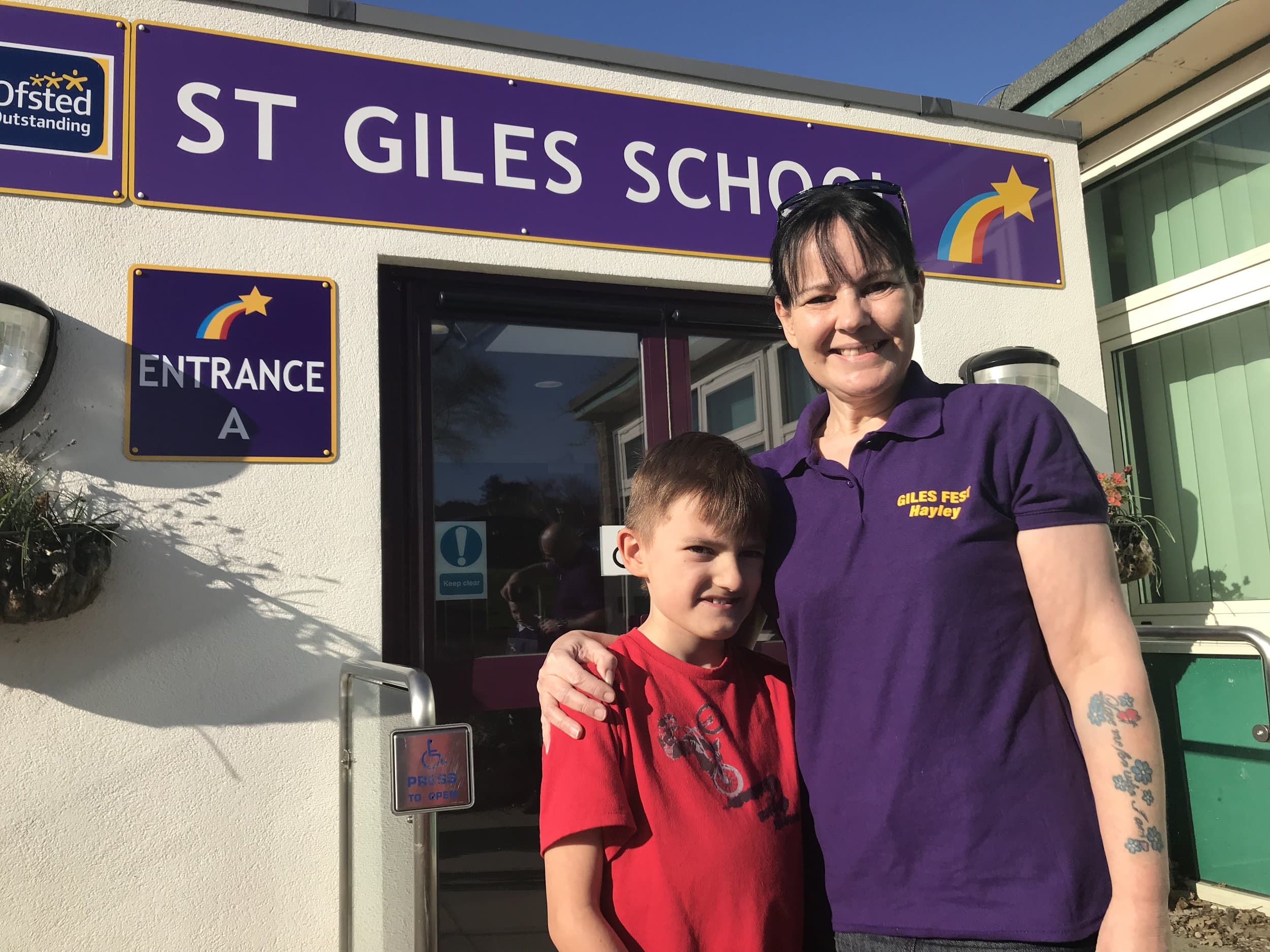 Hayley is pictured with son Lee-Hye, who has a rare Extra Chromosome 16-marker. Penguin PR: public relations, media and communications