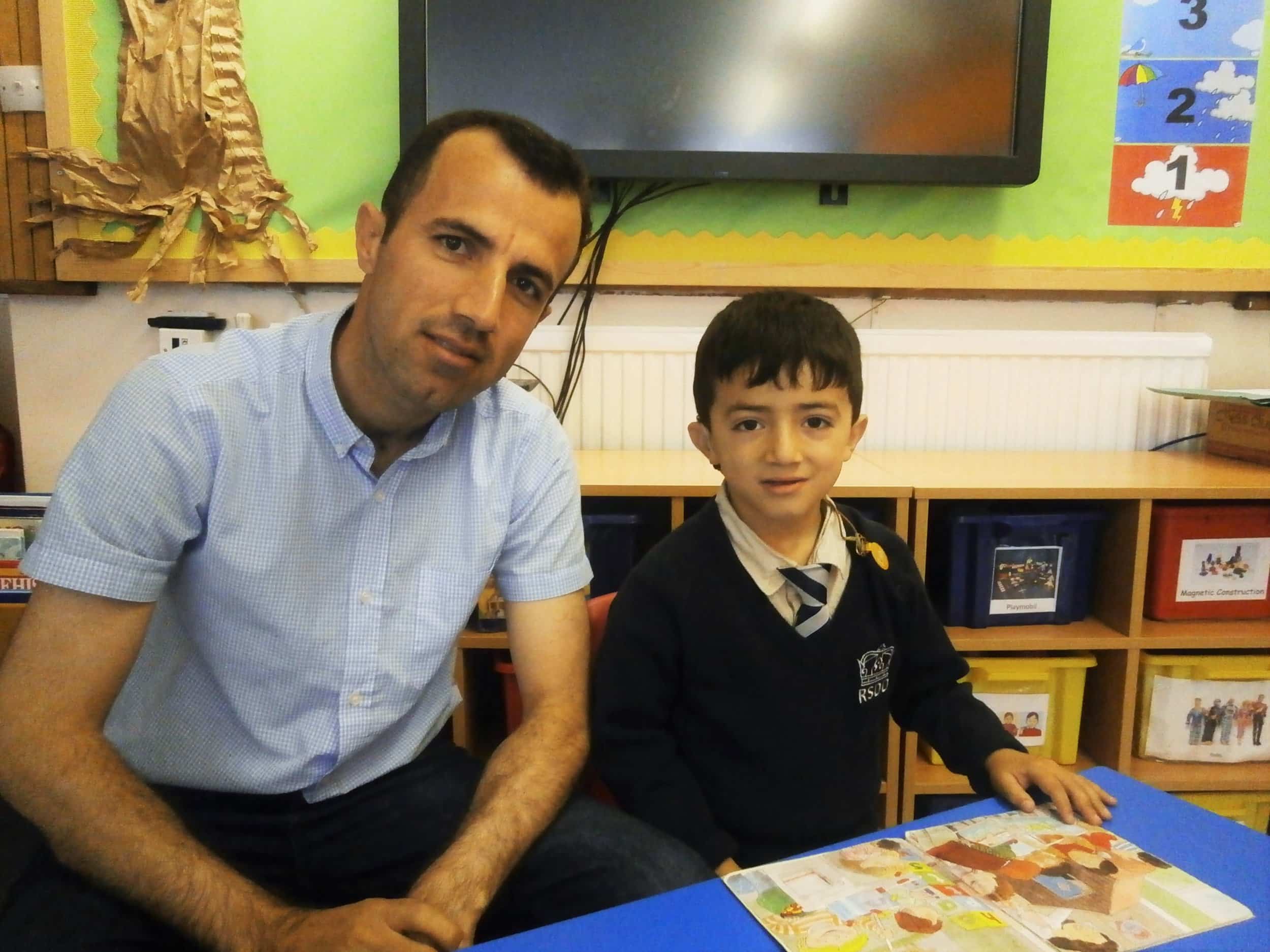 Iraqi-born Lawand Hamadamin (right) pictured with his father Rebwar, has been told that he can stay in the United Kingdom. The youngster is profoundly deaf and attends theRoyal School for the Deaf - Penguin PR; public relations, communications and m…
