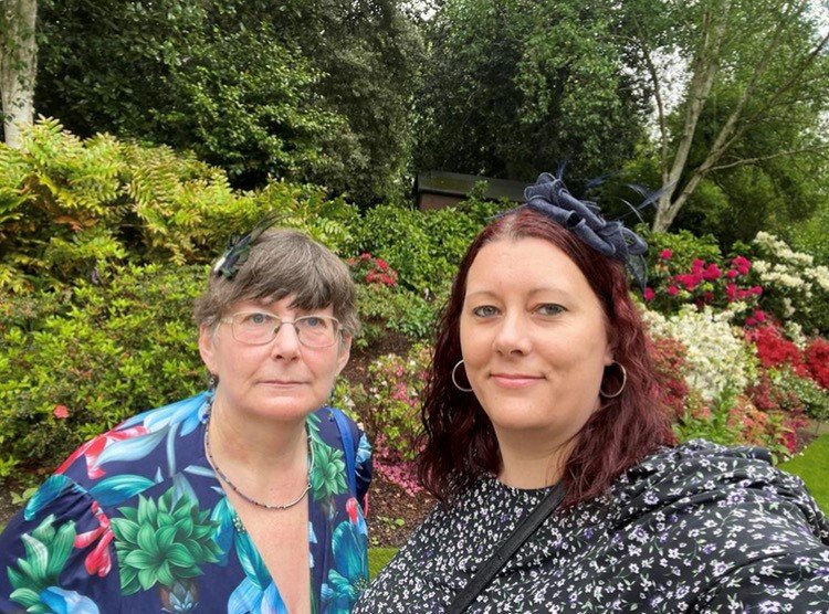 Jan and niece Sarah Woolley