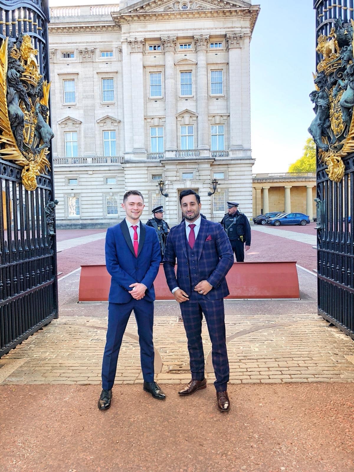 Jay Dhillon is pictured with Luca Gallone, who he mentored through charity the Prince's Trust. Penguin PR: public relations, media and communications