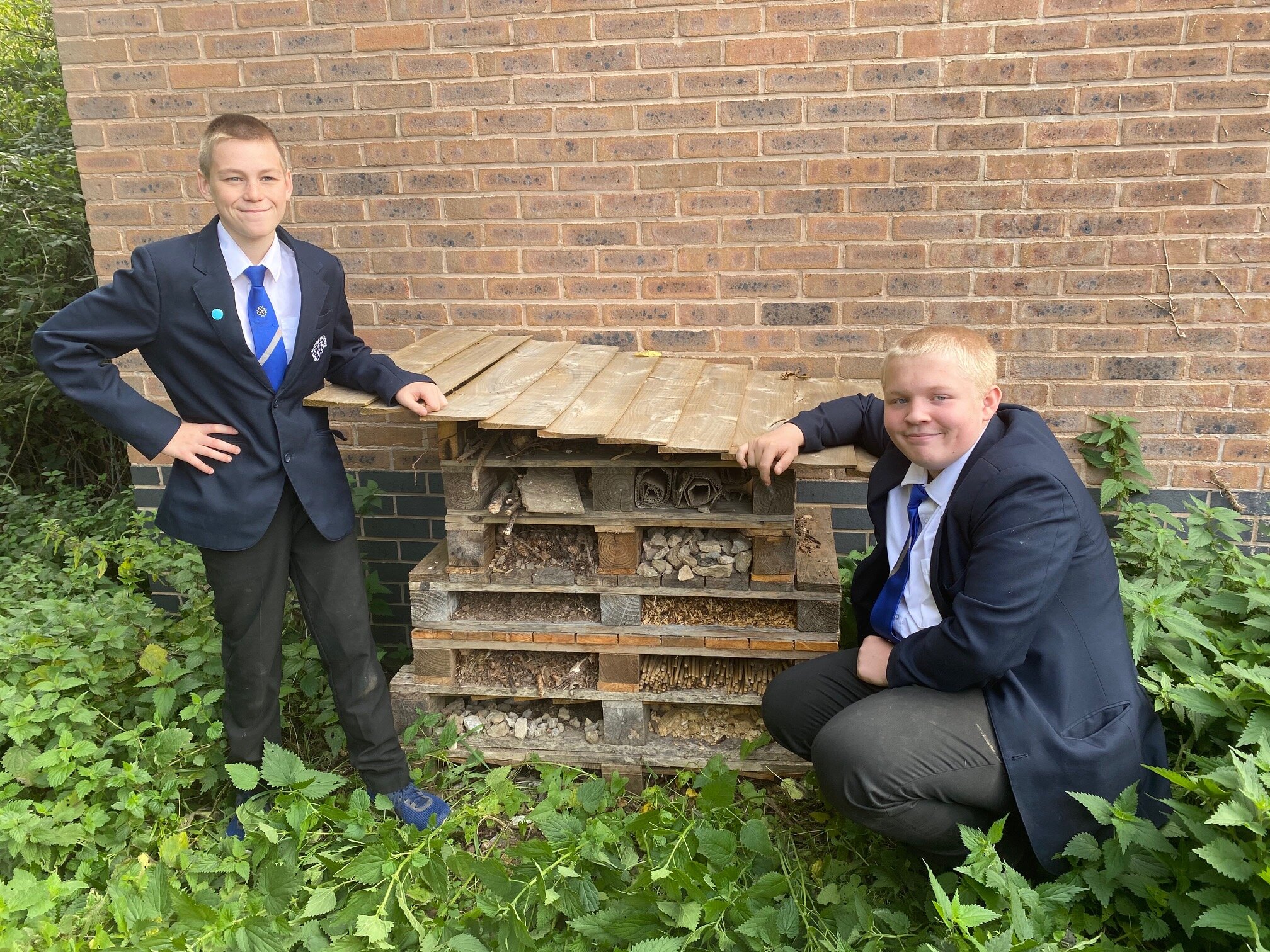The green-fingered pupils said gardening has helped them cope with the stresses of lockdown.