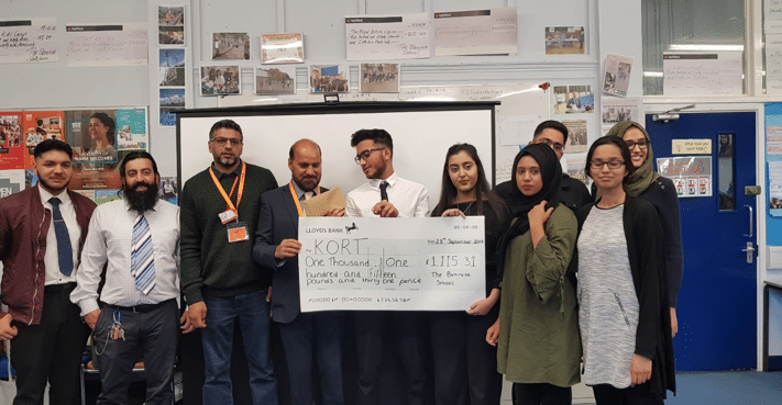 Kind schoolchildren from The Bemrose School have raised money for orphans in Kashmir. Penguin PR: public relations, media and communications