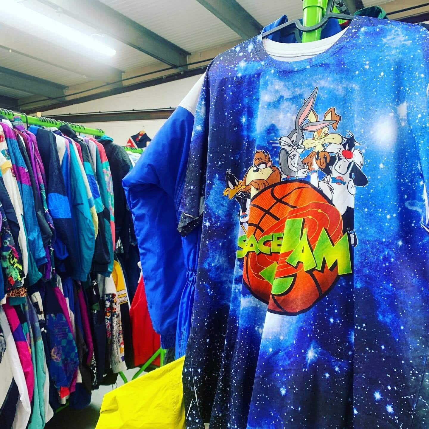 Shell suits and leisurewear is really popular.