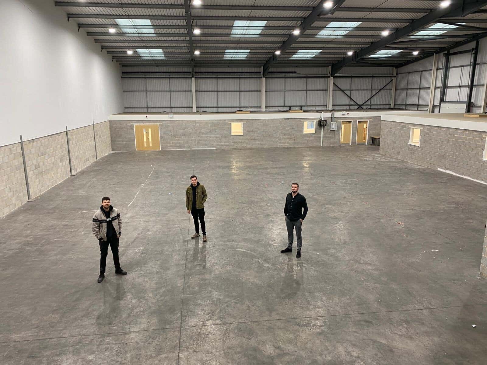 From left, Matthew Bond, Max Poynton and Jacob Watts in Project D’s new bakery.