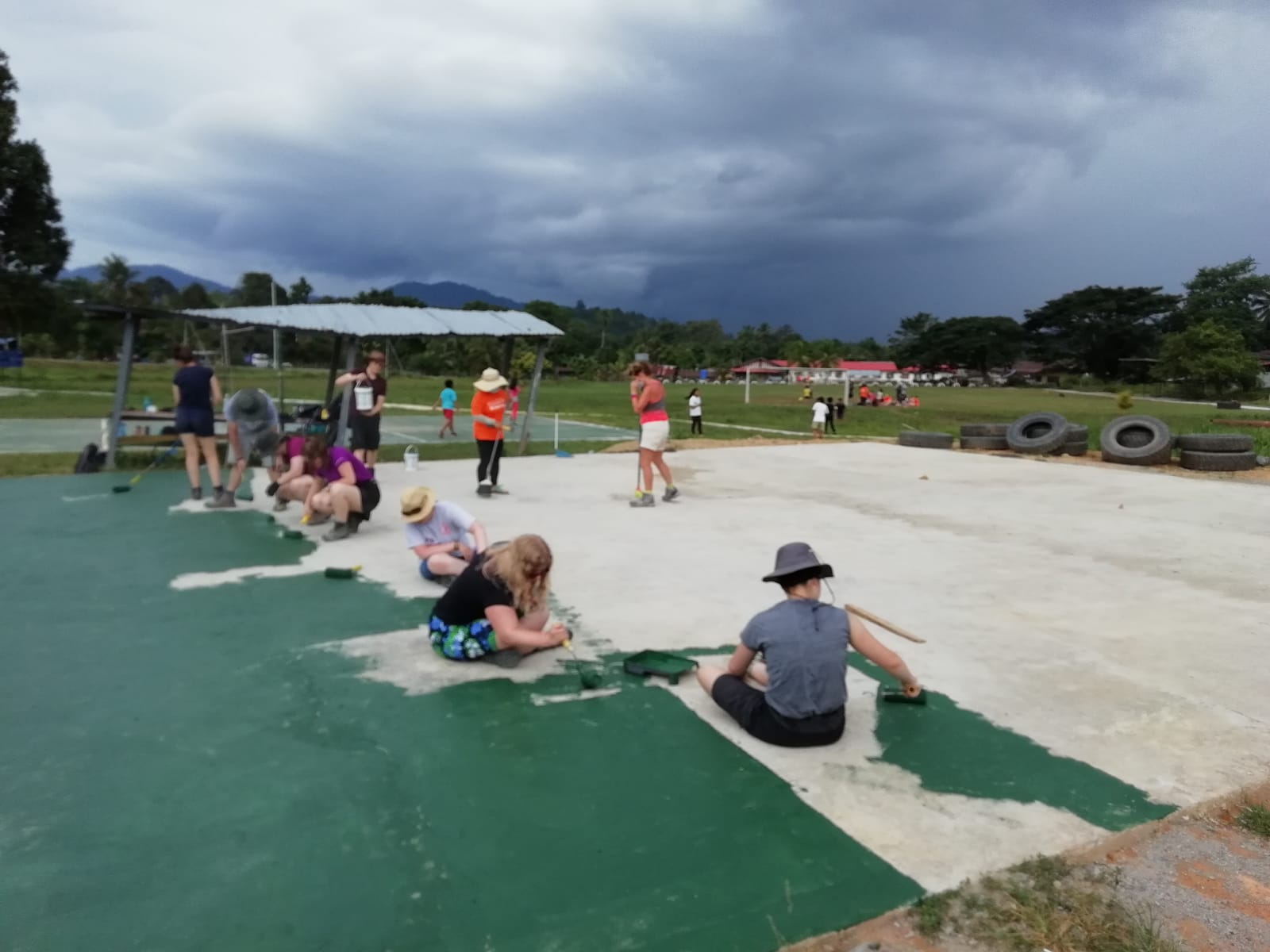 Pupils from Murray Park also joined young volunteers from other schools to help to tackle deforestation. This is largely caused by illegal logging, which has led to the destruction of almost half of the natural forests, endangering much of the islan…