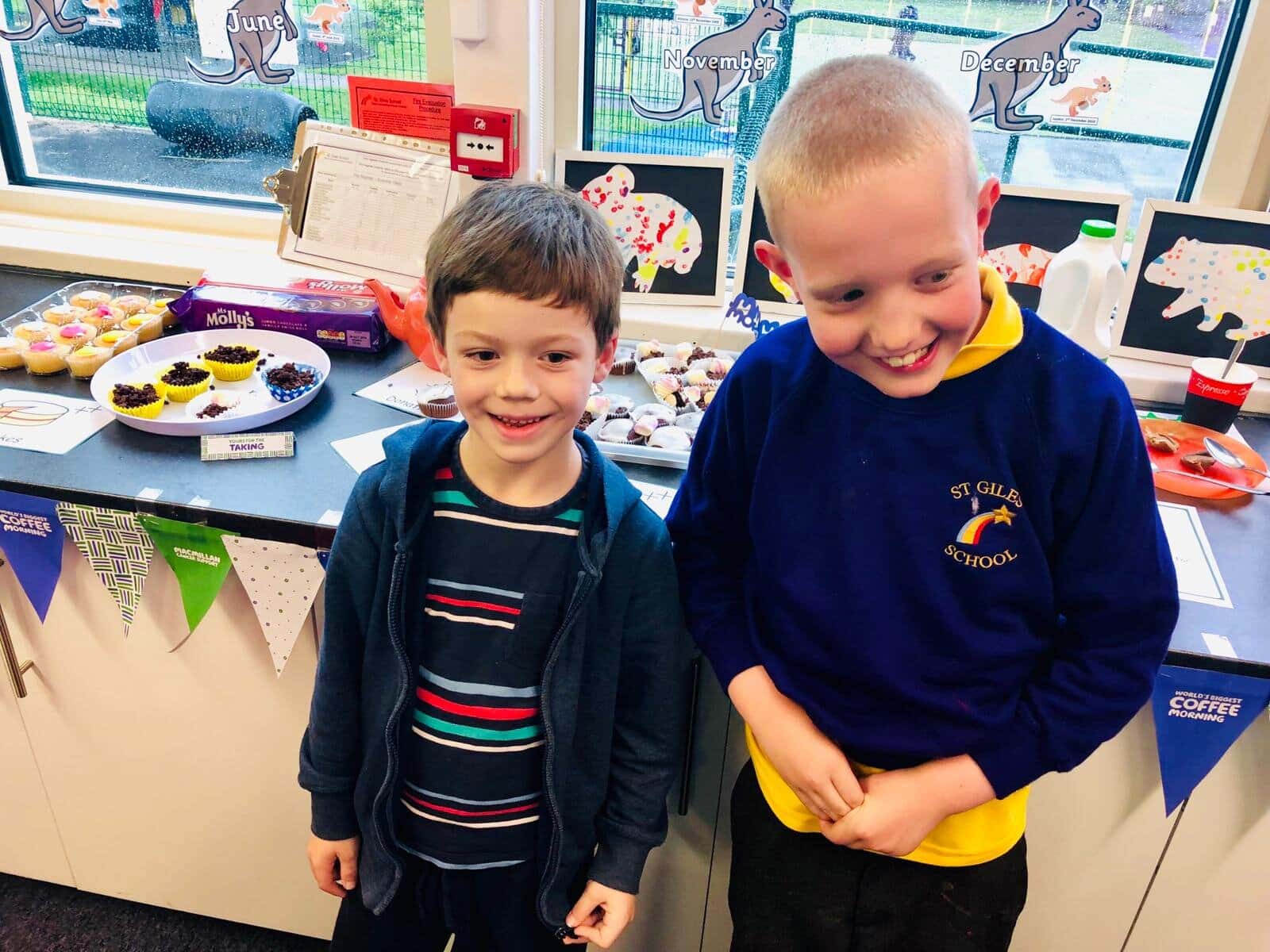 Pupils from St Giles School in Derby raised more than £200 for Macmillan