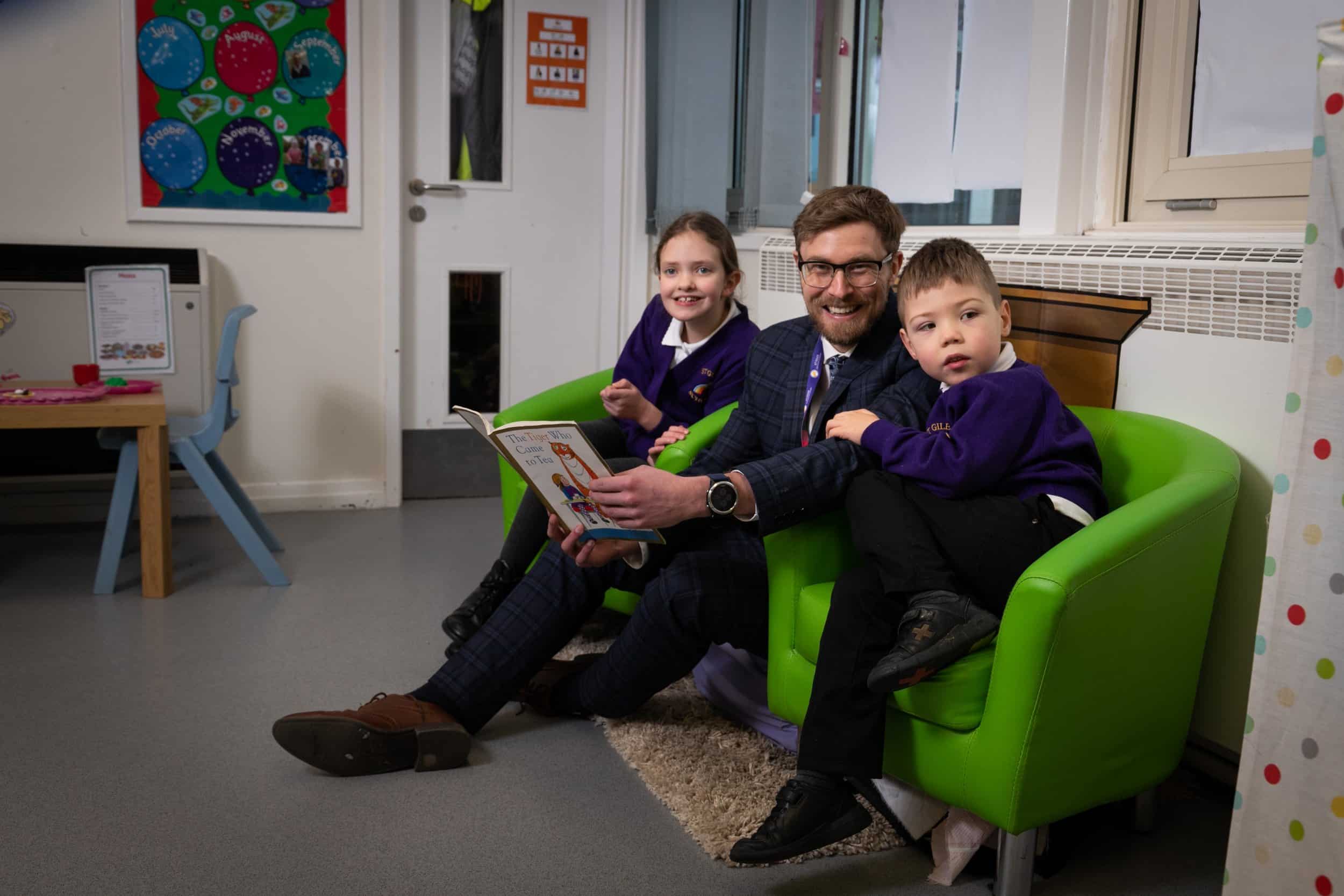 Rob Sherwood is looking forward to more 'normality' in the classroom at St Giles School