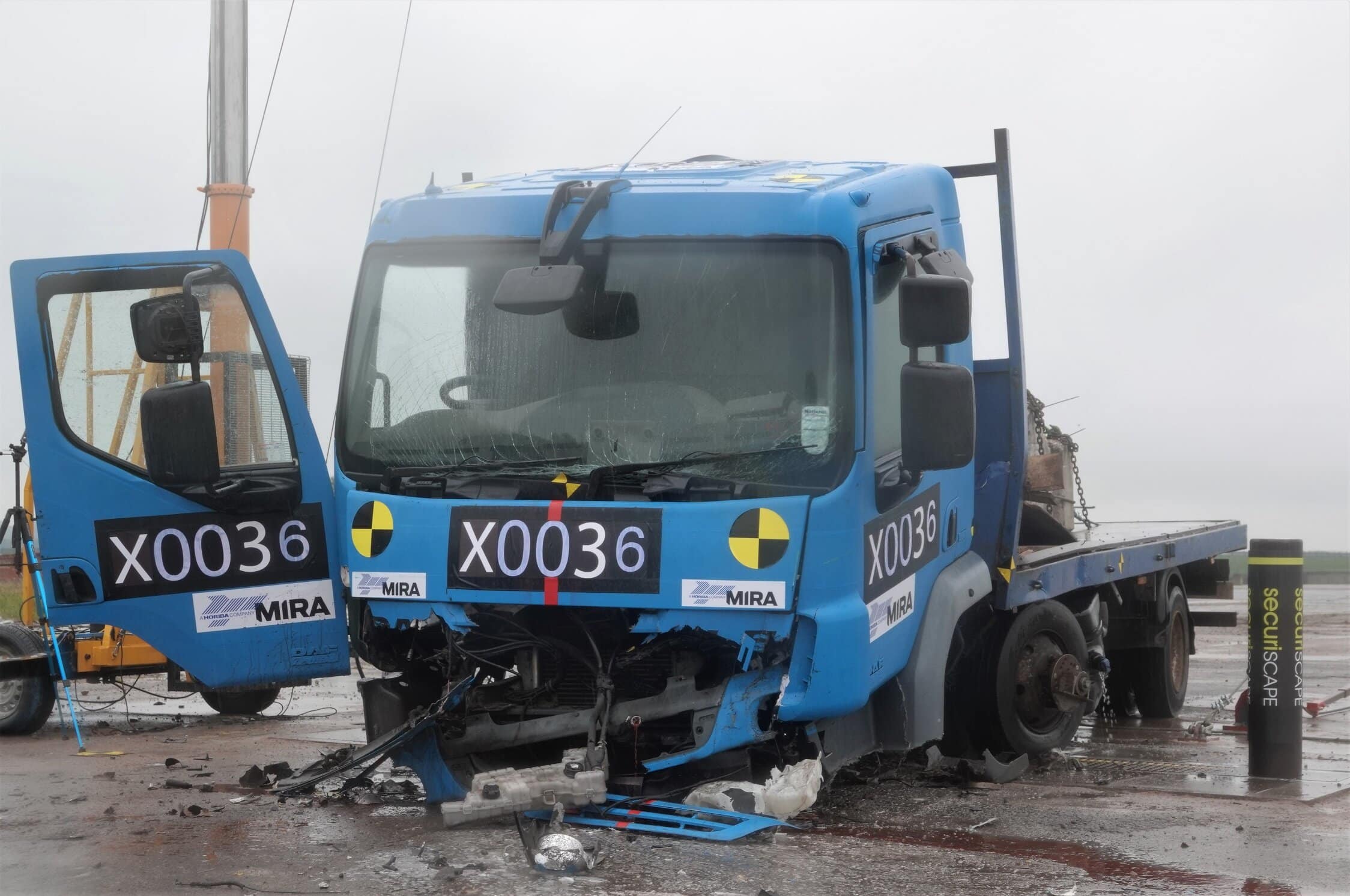 Securiscape's new Glide Bollard system destroyed a 7.2 tonne truck during testing and has been hailed as a game-changer for the security industry.