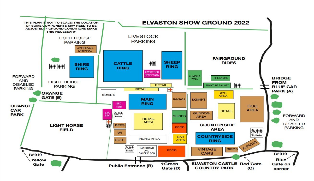 A map of the show.