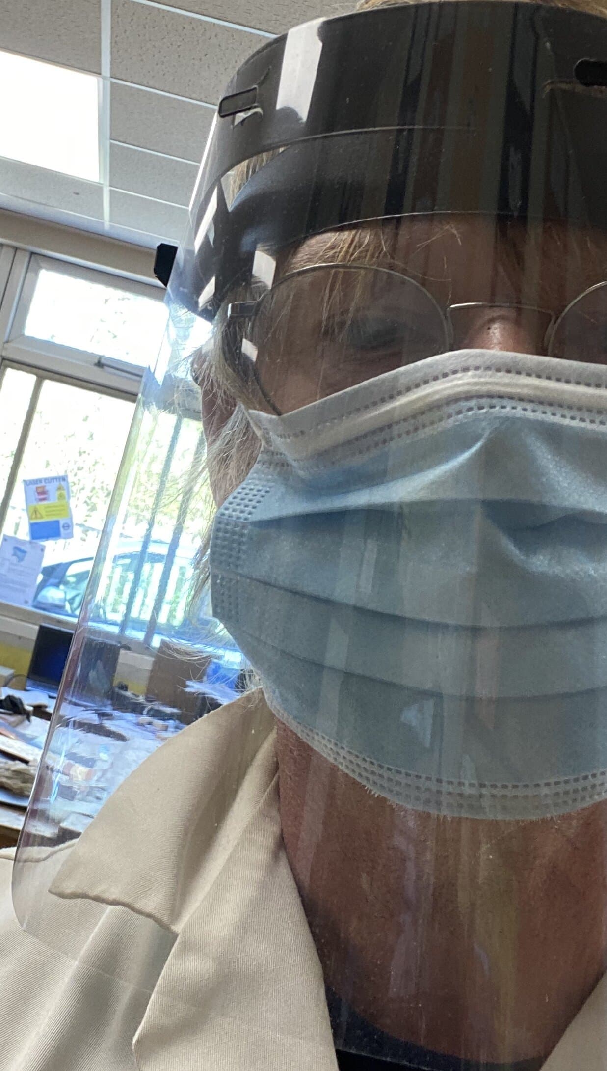 Staff at Murray Park School, in Derby, have been making visors for NHS and careworkers