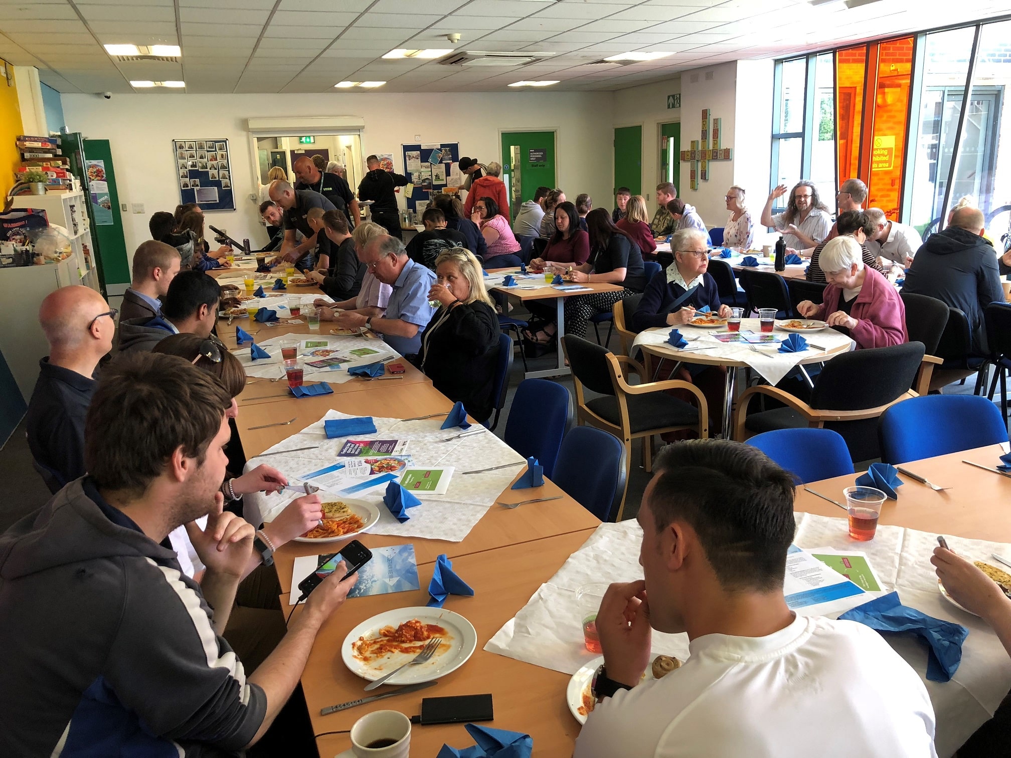 Lubrizol volunteers cook up a storm in Derbyshire at monthly YMCA