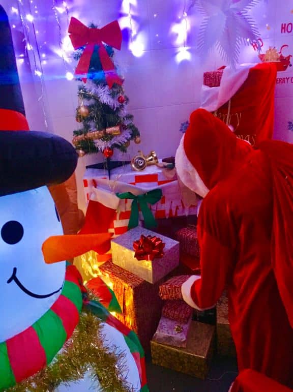 The COSMO Christmas grotto will be open at lunch-time only. Penguin PR: public relations, media and communications