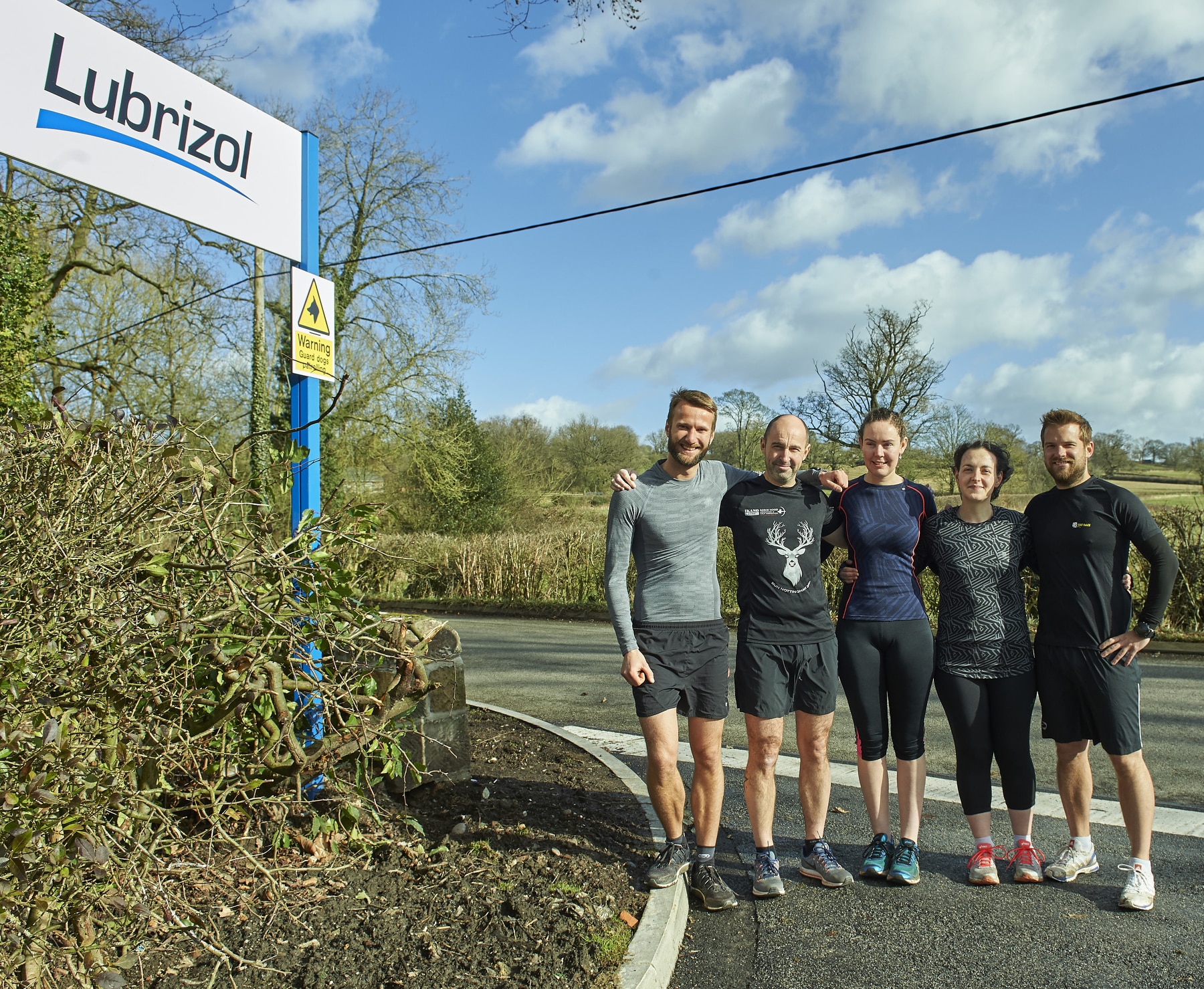 The Lubrizol workers - who called themselves 'Well-Oiled Machine' raised over £2,000 for a Derbyshire mental health charity. Penguin PR: public relations, media and communications