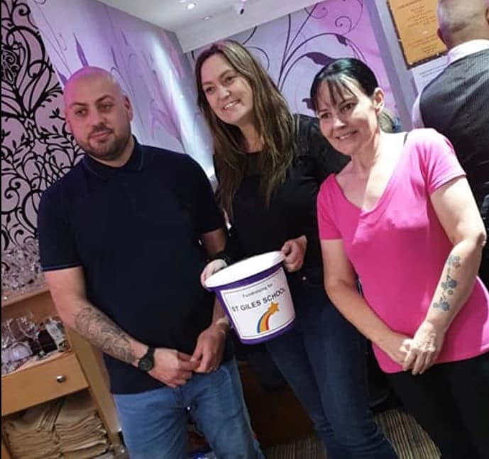 The PTA at St Giles School in Derby organised a charity curry night to raise funds for the school. Penguin PR: public relations, media and communications