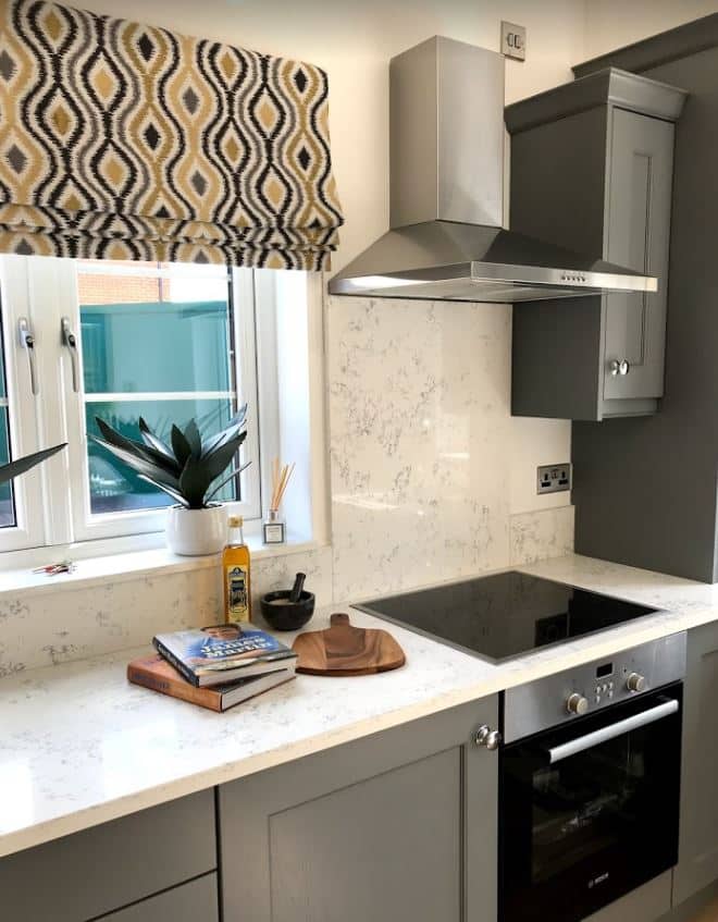 Tribal patterns - similar to the one seen here in the kitchen of the Deer Park show home, will continue to be popular in 2019. Penguin PR: public relations, media and communications