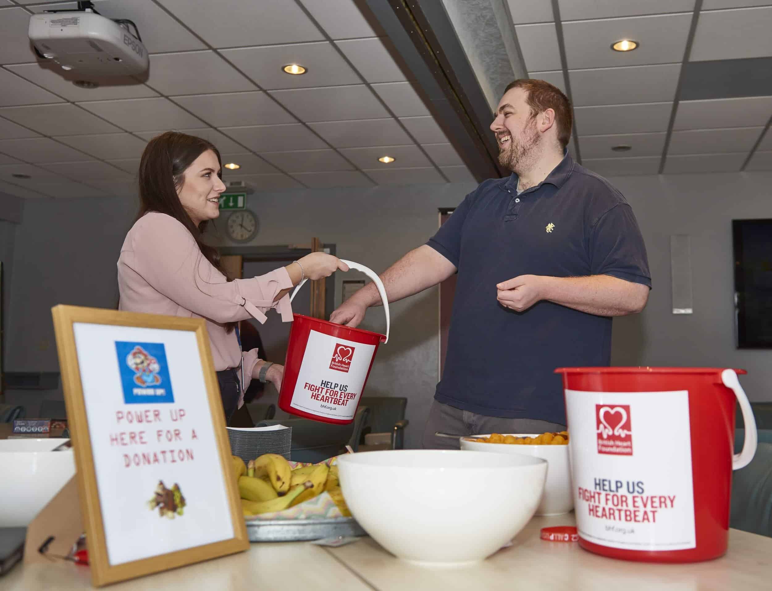 The Derbyshire company has been raising funds for the BHF for two years.