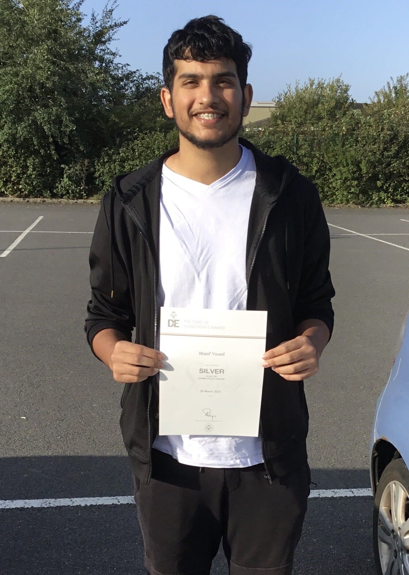 Fellow pupil Wasif Yousif is immensely proud of  his fantastic achievement.