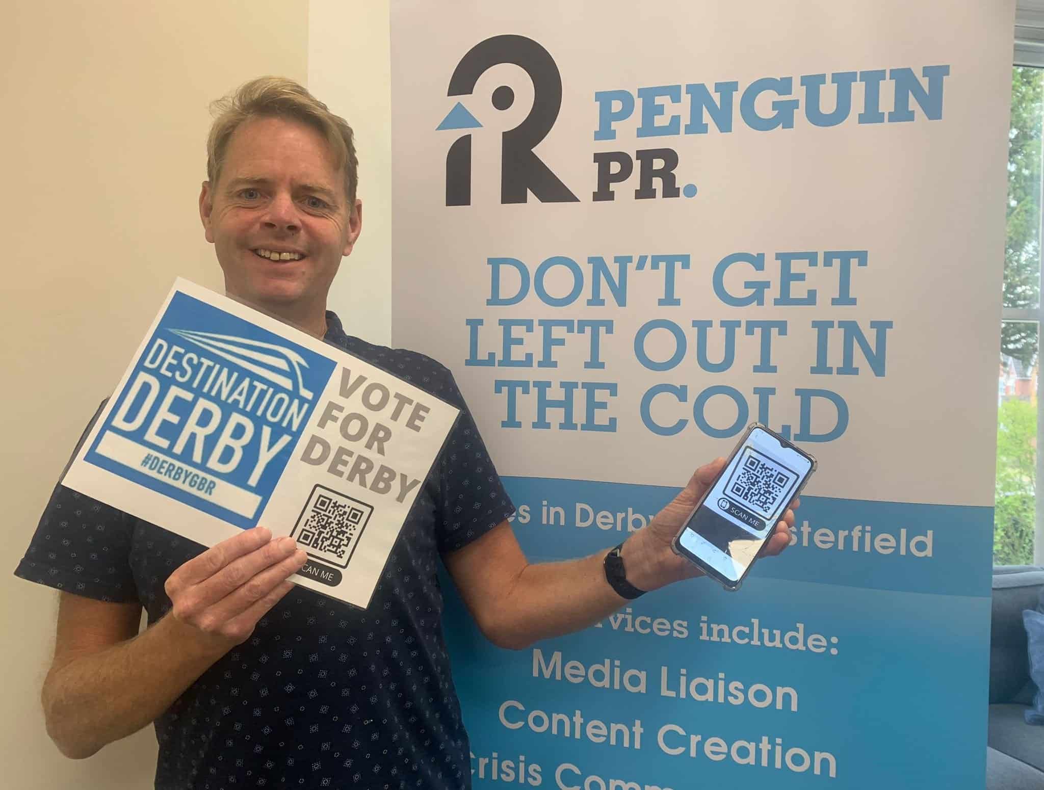 Simon Burch, director of Penguin PR in Derby