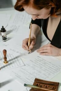 Writing letters is a personal gift to someone