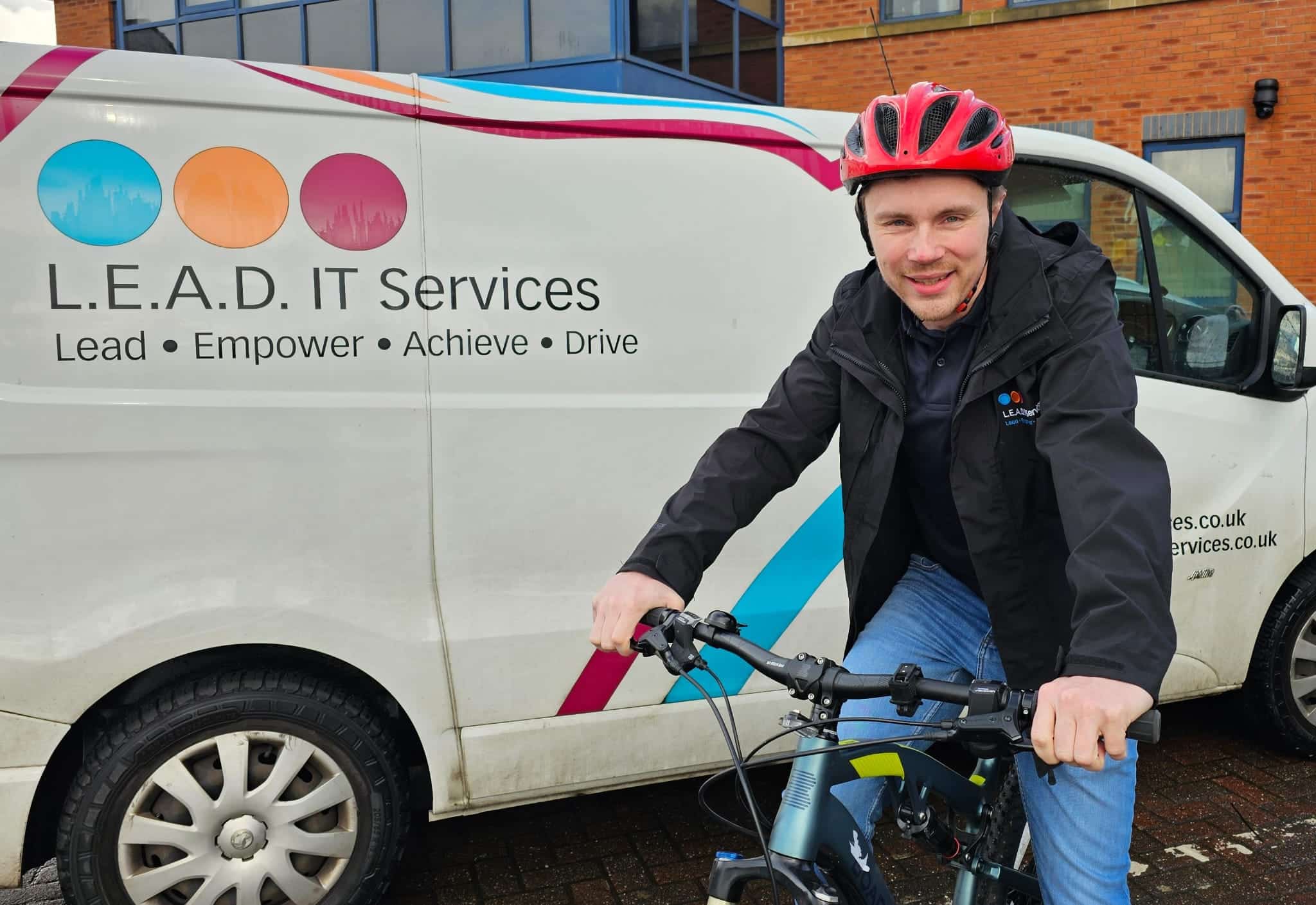 Lee Jepson is getting on his bike for charity this year