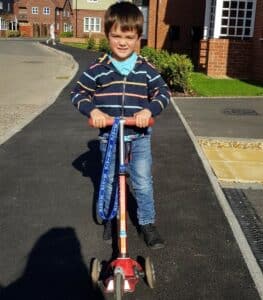 Little Sam Liew, who died when he was just five years old.