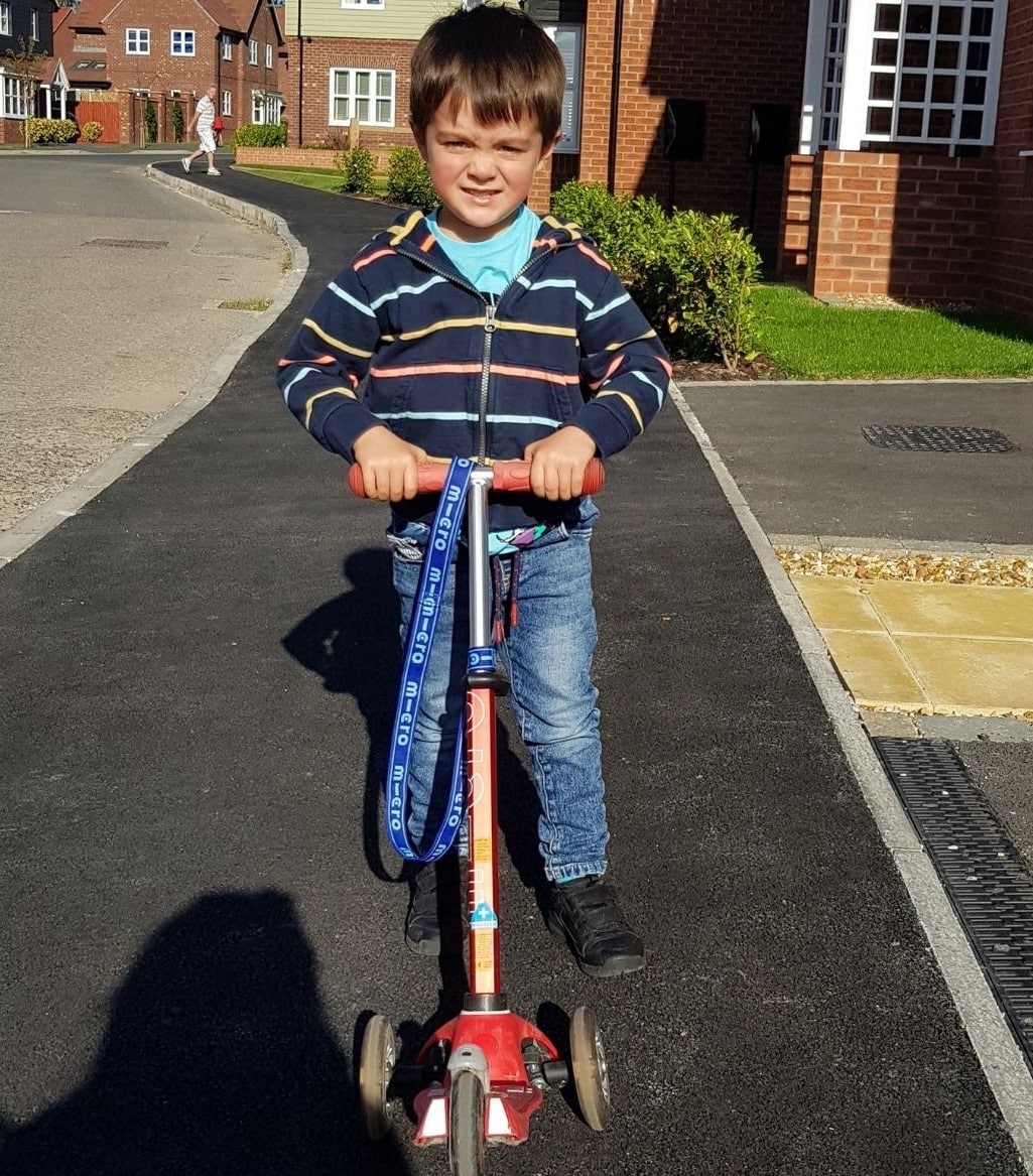 Little Sam Liew, who died when he was just five years old.