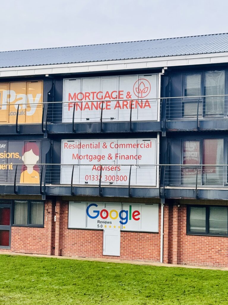The new premises for Mortgage and Finance Arena in Pride Park