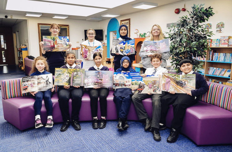 Ten pupils from RSDD helped bring a digital book to life though BSL, to celebrate 200 years of railway