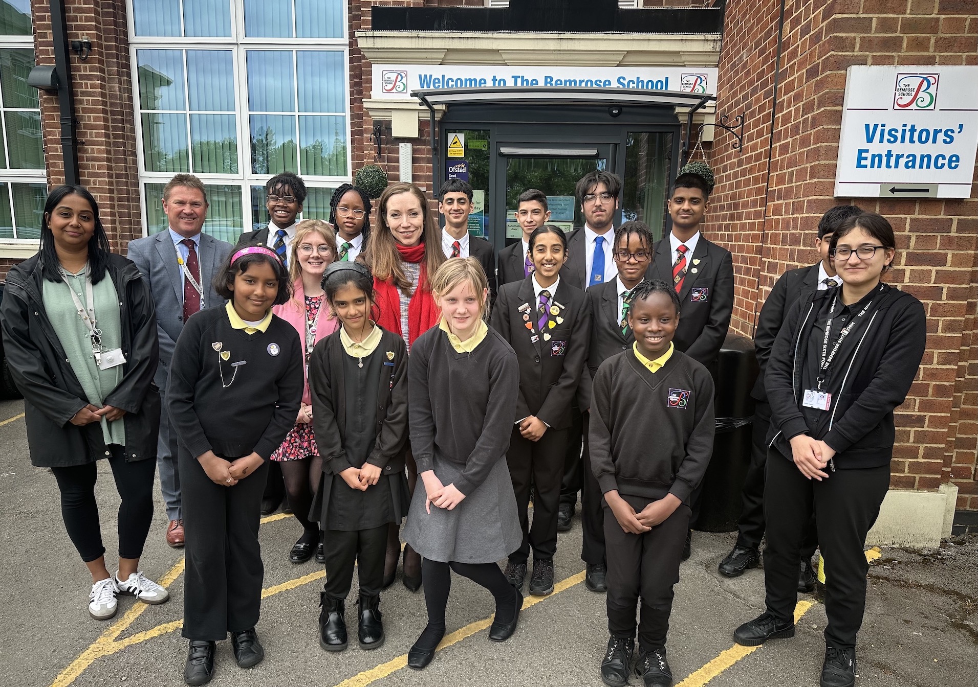 Pupils at a Derby school had a real-life glimpse into political life during a visit from a local MP.