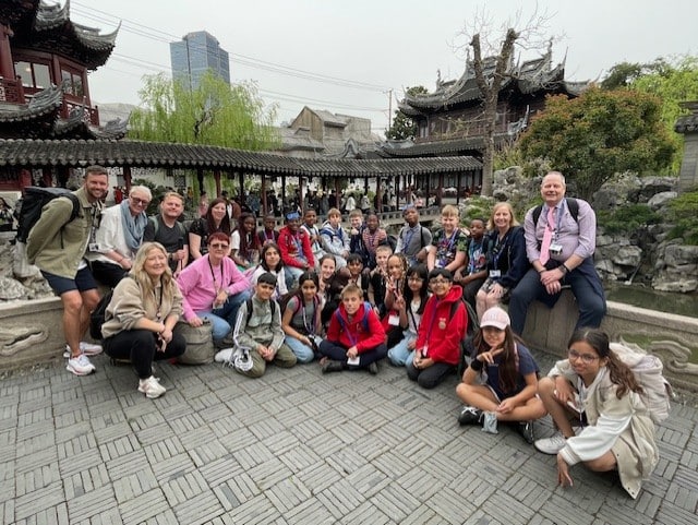 Year 5 pupils from Firs Primary and Griffe Primary visit Hefei in Chin as part of a culture exchange