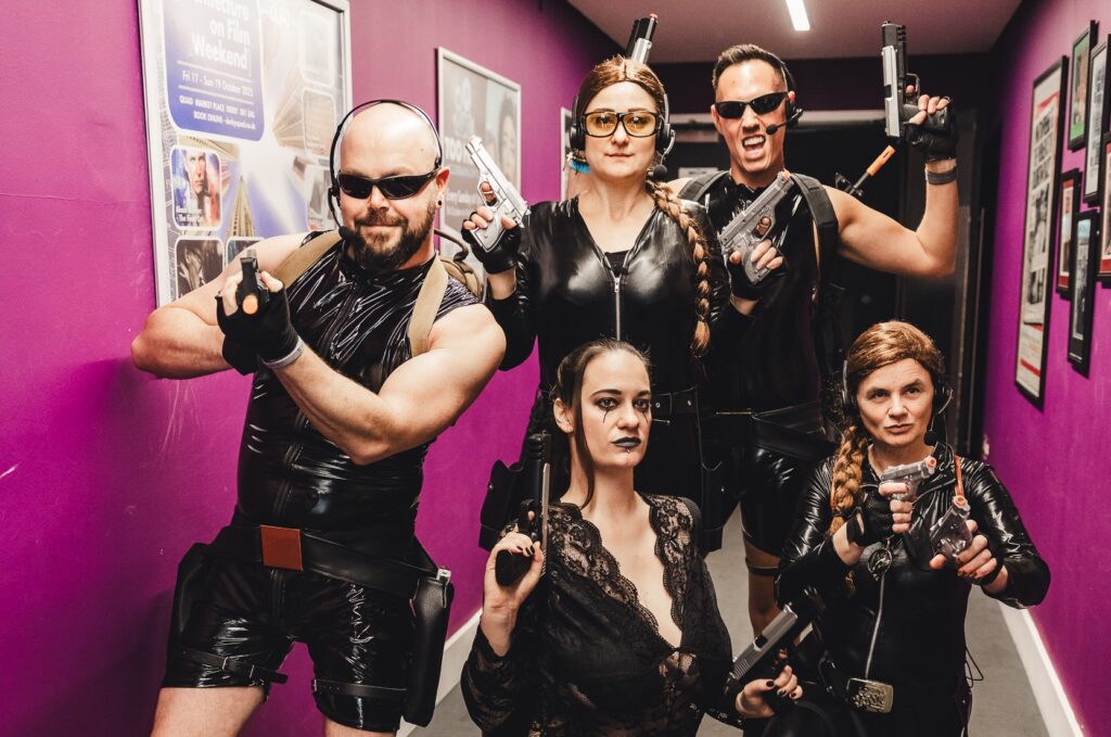 Tomb Raider fans dressed as Lara Croft at the TR29 event in Derby in October 2025.