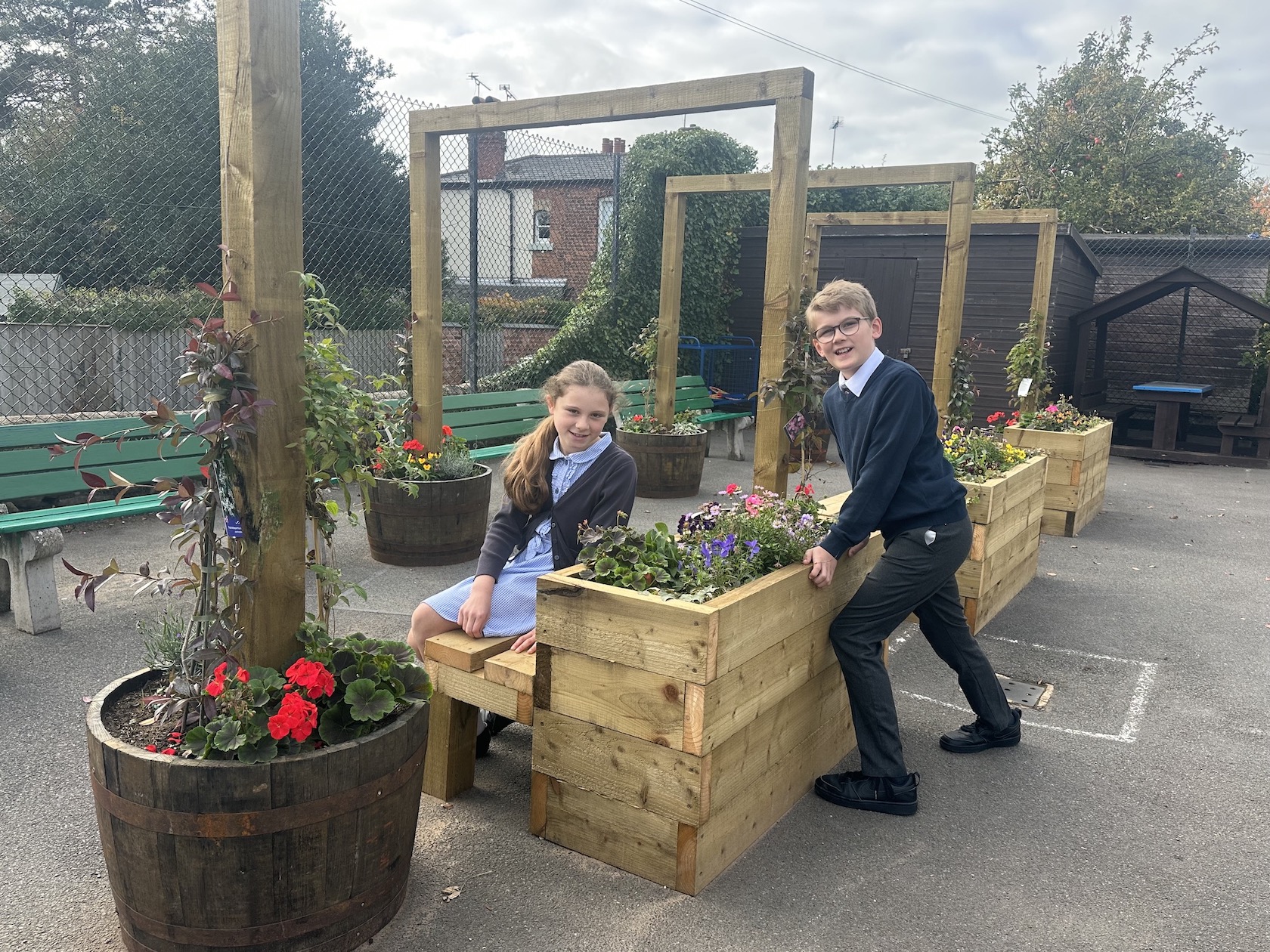Year 6 pupil and eco-committee member Violetta Stacey said: “I am really enjoying the new space at the school. It’s a great place to relax, but also a fantastic space for biodiversity to thrive. 