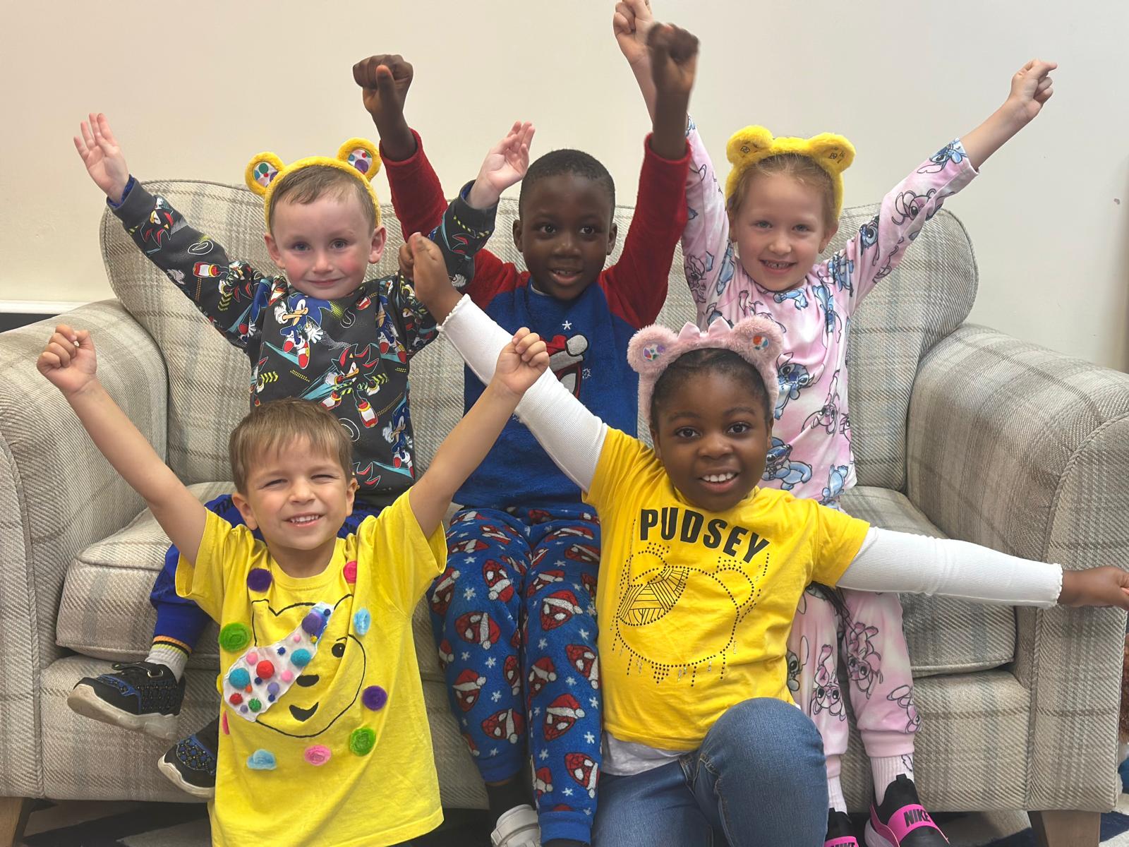 Pupils from The Bemrose Primary School were invited to wear non-school uniform, Pudsey clothing, pyjamas or full fancy dress to raise money for Children in Need
